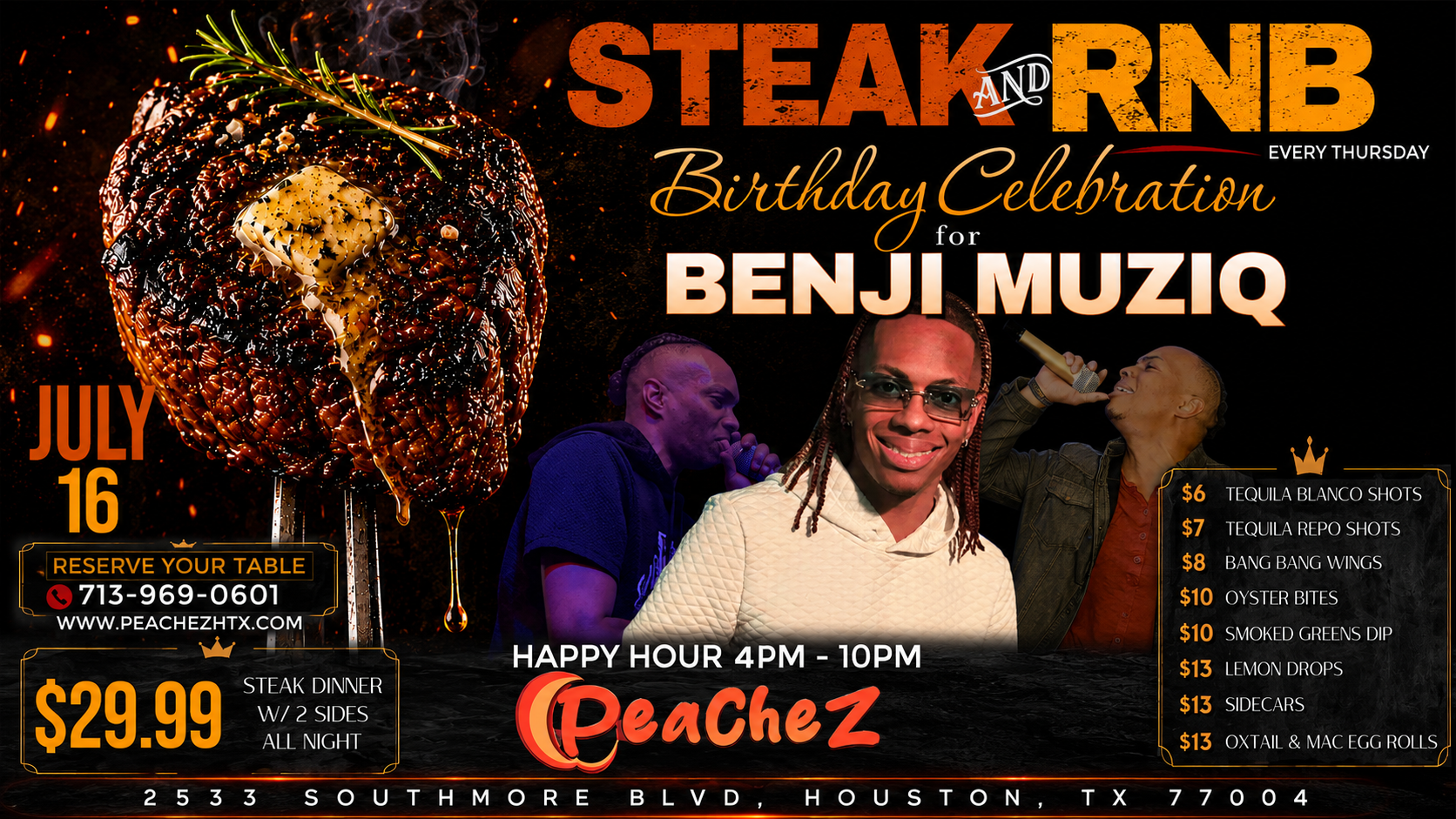 Steak & RNB Thursday