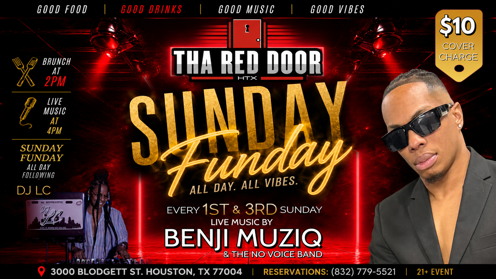THA RED DOOR SUNDAY FUNDAY 