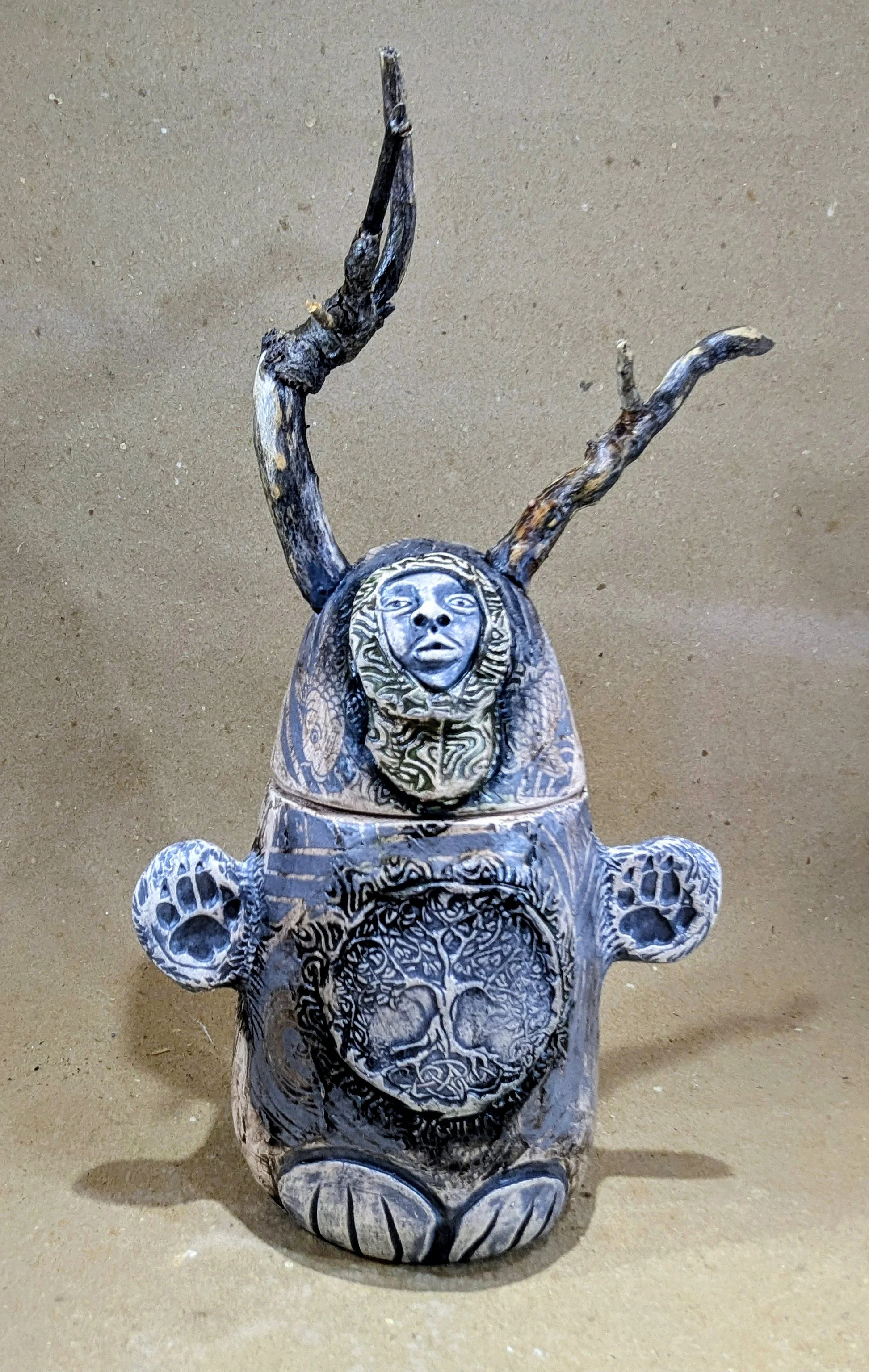 Melanie+Earle+-+Spirit+Jar+#1,+ceramic,wood.jpg