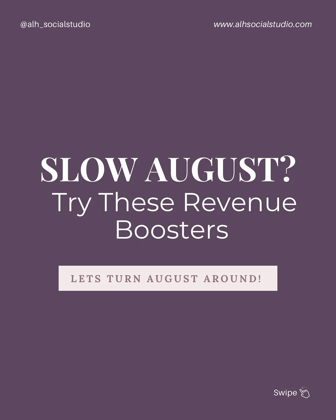 ✨ Slow August? Not anymore. These revenue-boosting strategies will help you fill books, drive retail sales, and keep patients coming back. 💸📈

👉 Save + share with a provider friend who needs this!