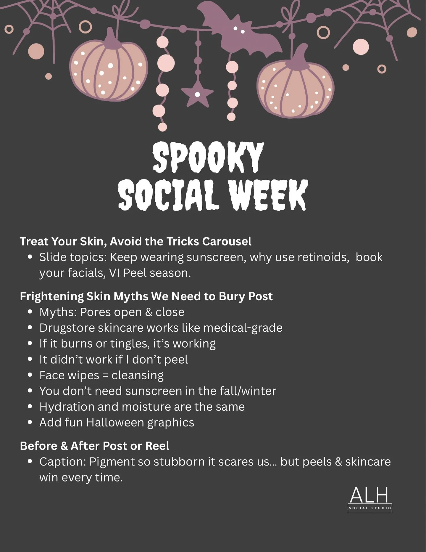 f your content calendar looks a little haunted this week&hellip;
Here&rsquo;s a treat: easy Halloween posts your Patients will love. 🎃