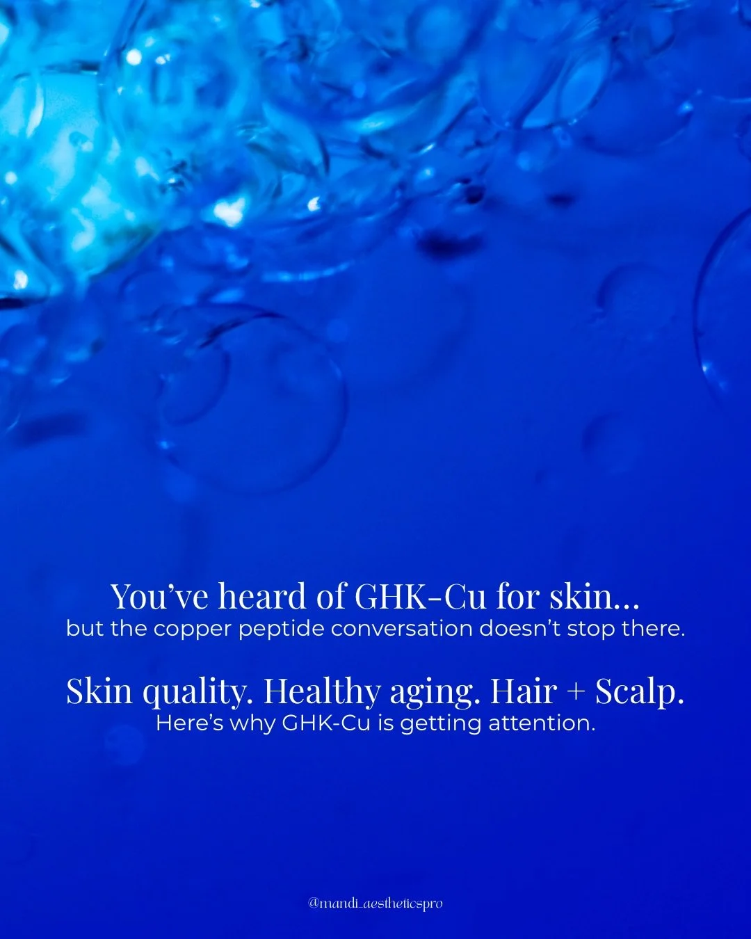 You may know GHK-Cu as the &ldquo;copper peptide&rdquo; found in skincare-but that&rsquo;s only part of the conversation.
GHK-Cu is a naturally occurring copper-binding peptide that has been studied for its involvement in several biological processes