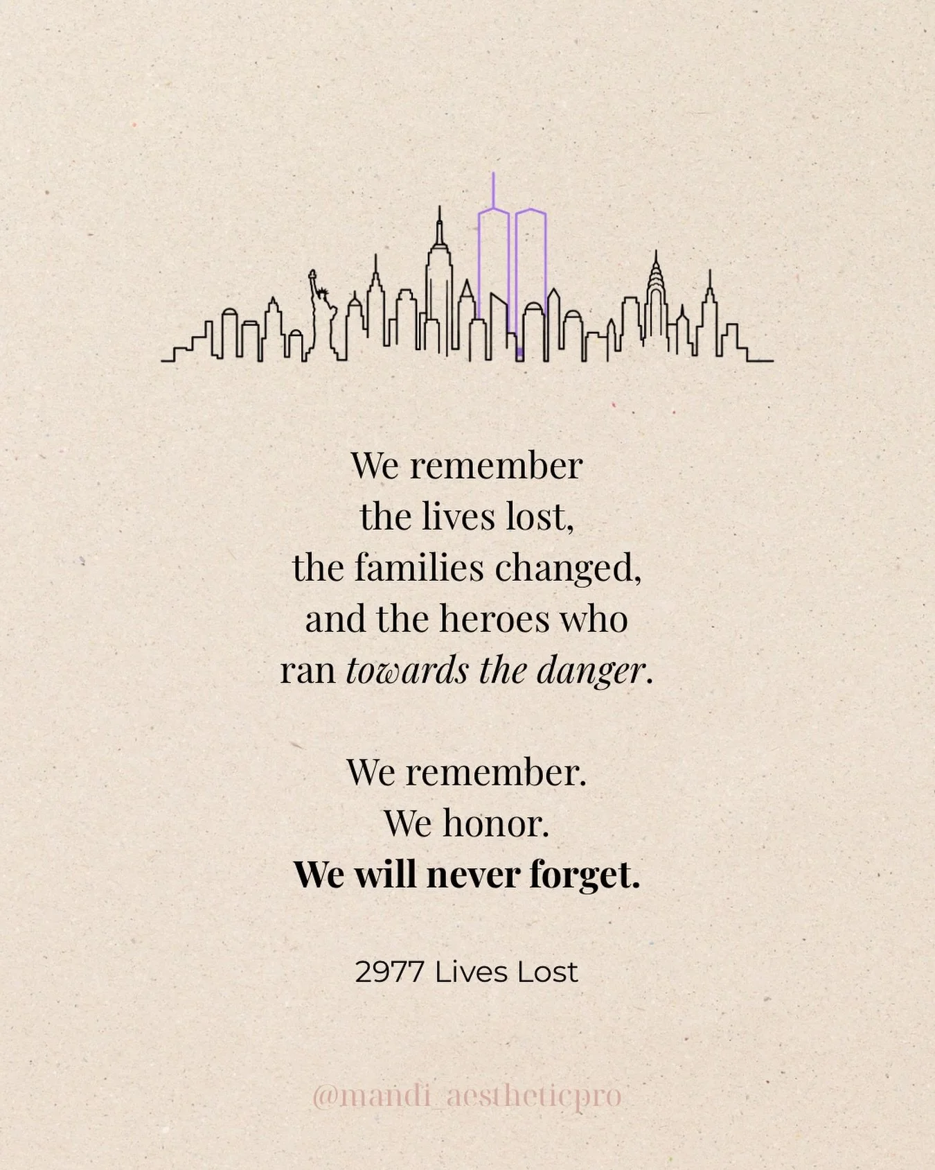 I remember watching it happen live on TV. I remember exactly where I was, what I was doing, and the feeling that the entire world had suddenly stopped.

September 11, 2001 was devastating in a way that is difficult to put into words. So many lives we