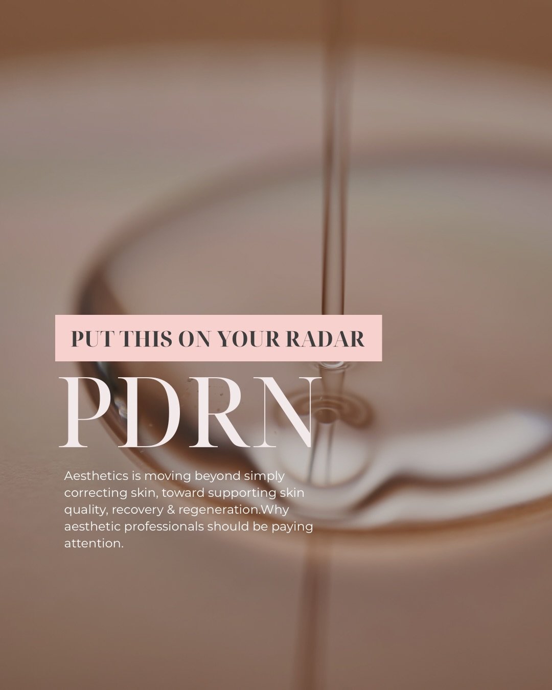 PDRN is one of those ingredients I think more aesthetic professionals should be paying attention to. 👀

As regenerative aesthetics continues to grow, the conversation is shifting beyond correction and toward skin quality, recovery, and supporting he