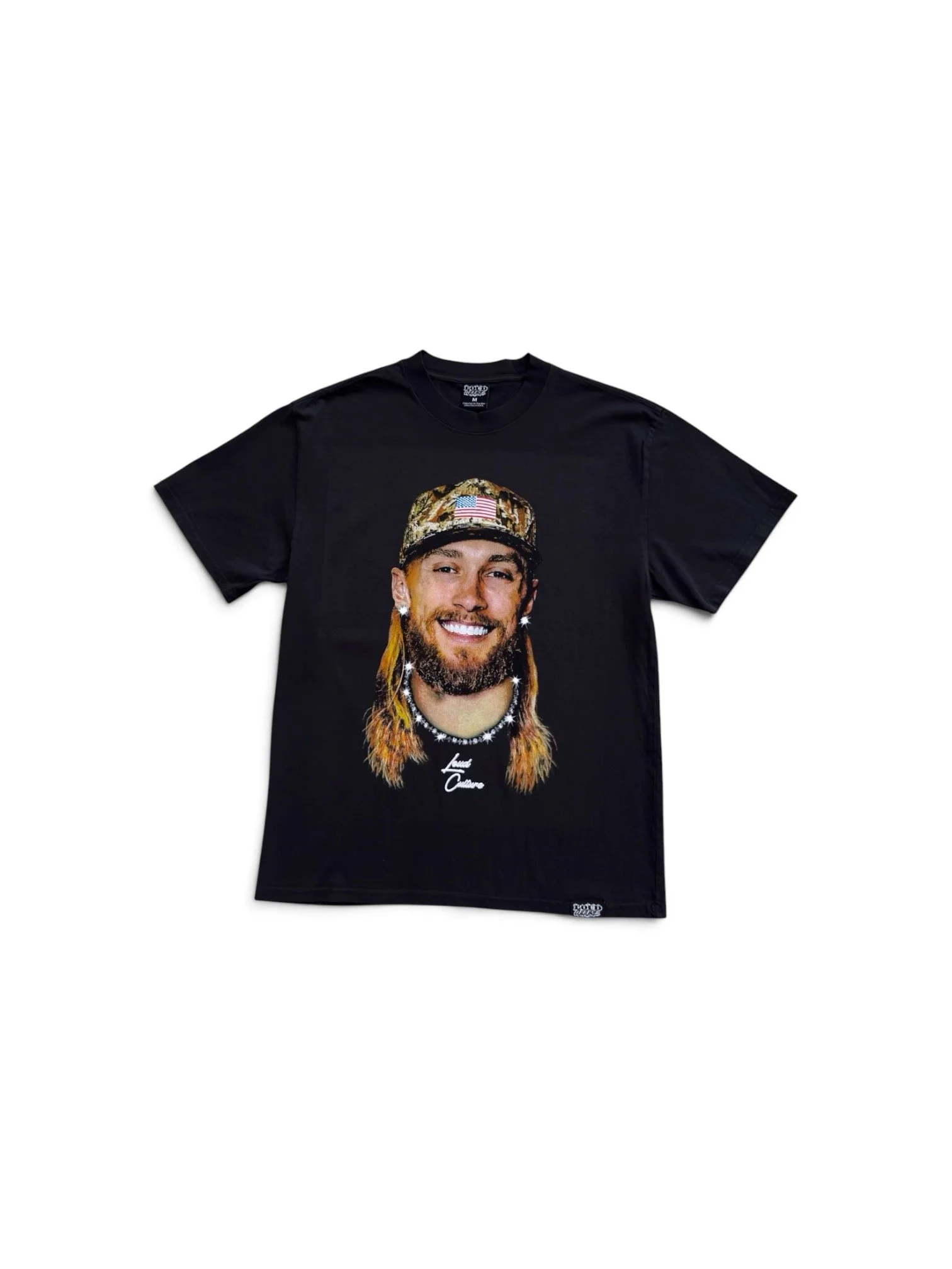 Loud Kittle Player Portrait Oversized Tee (Black)