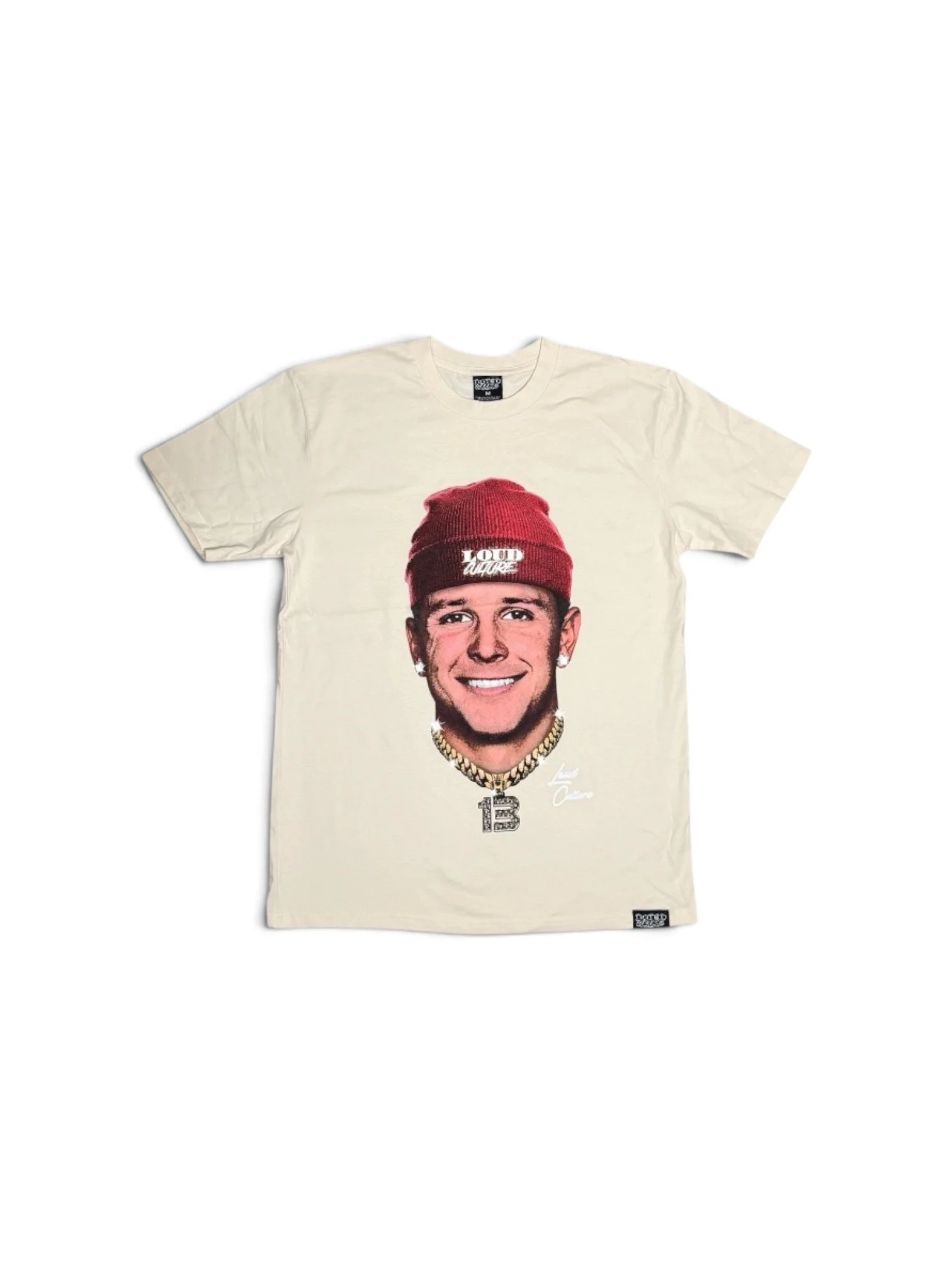 Purdy Loud Player Portrait Oversized Tee (Cream)