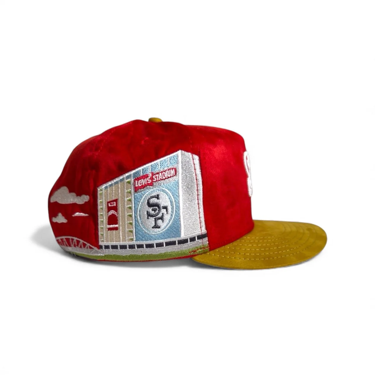 Loud Culture-SF  Stadium Collection Series Snapback Hat Part 1  (Red)