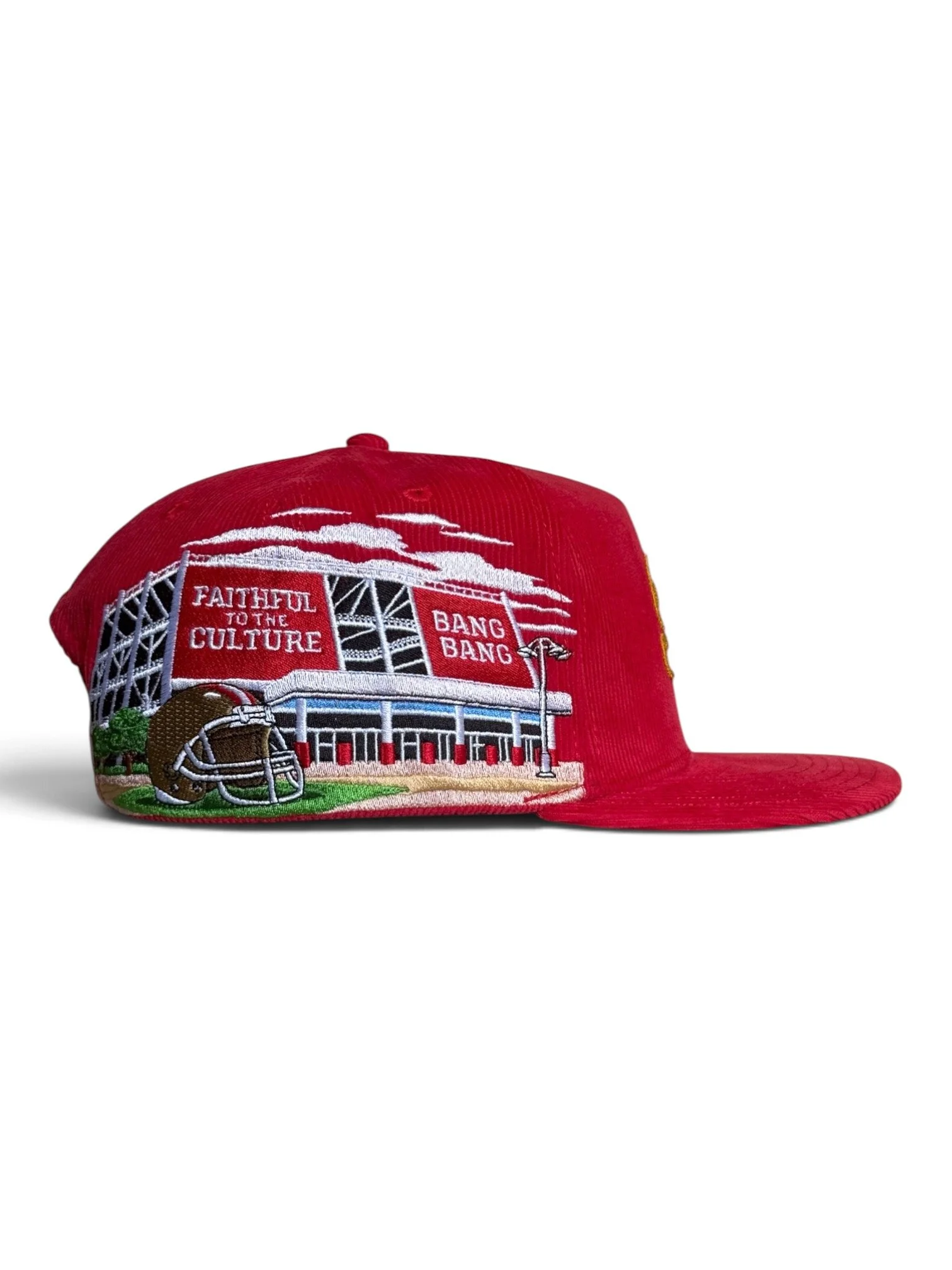 SF GAME DAY Corduroy Snapback ( Red )