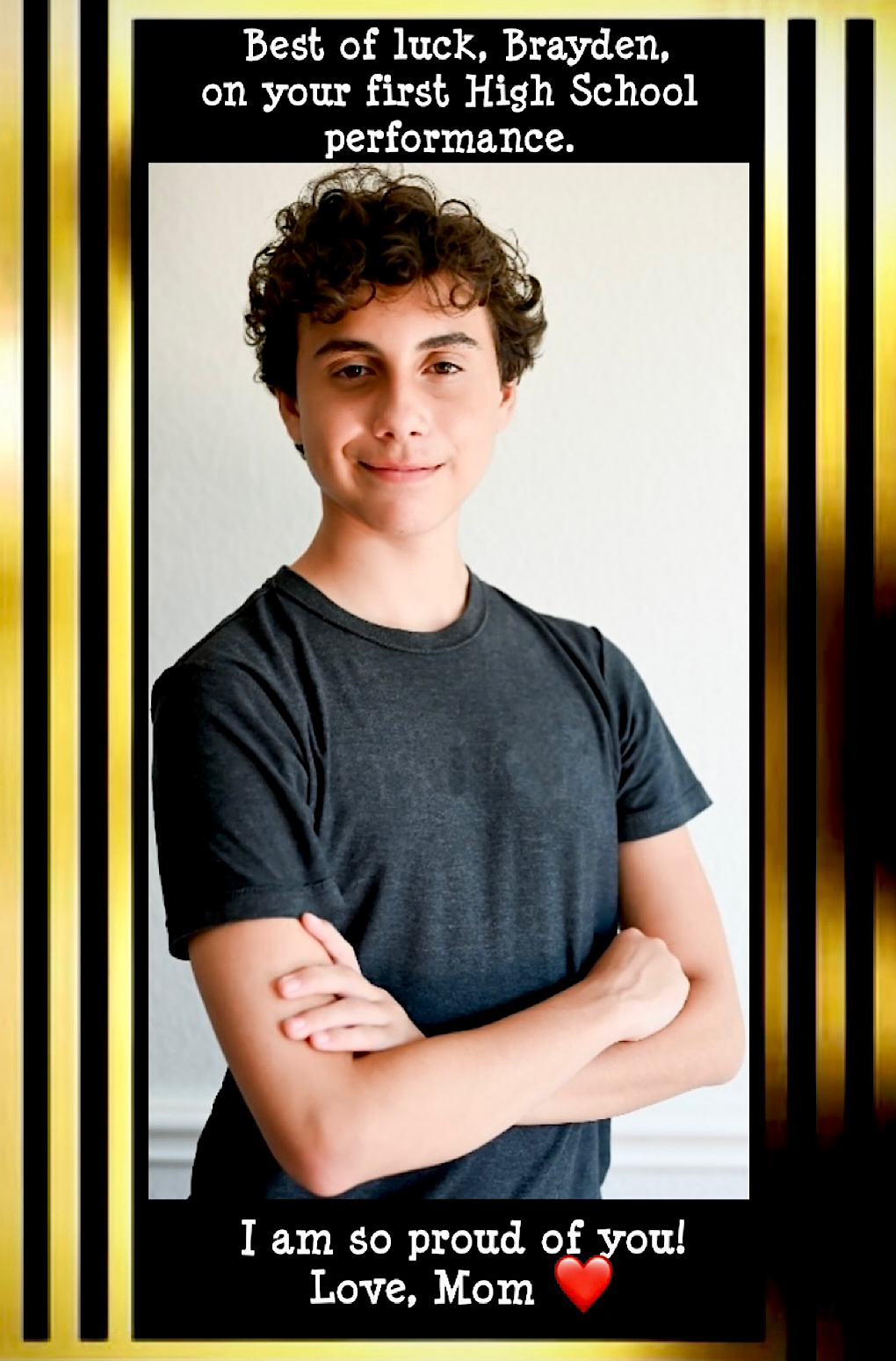 Quarter page shout-out