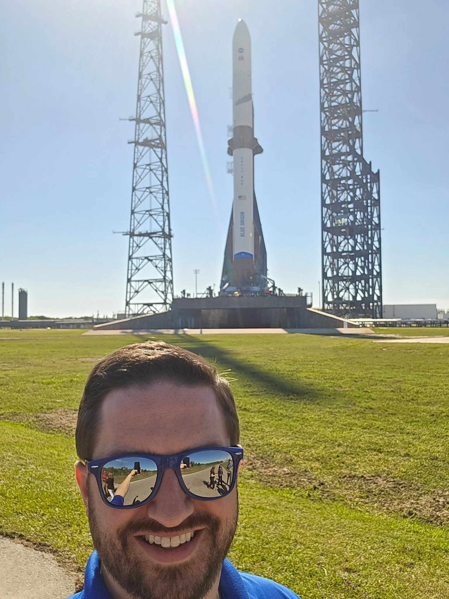 Brad Cheetham at ESCAPADE mission launch in Cape Canaveral, FL.