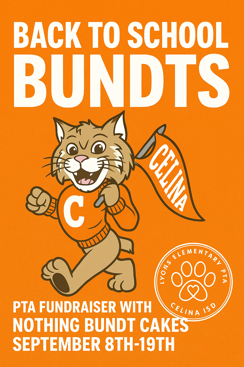 Lykins Back to School Bundts - A Nothing Bundt Cakes Fundraiser