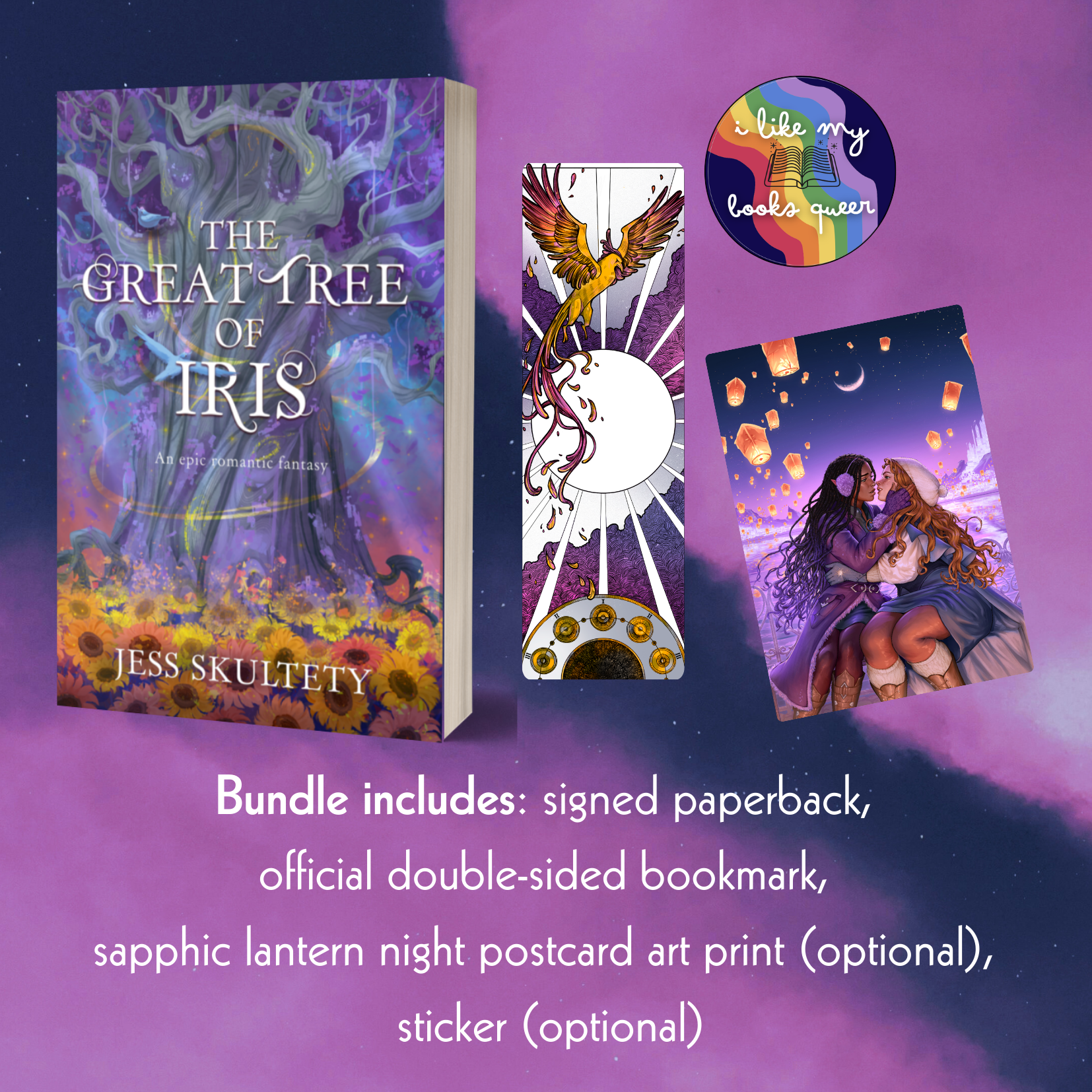 Signed Paperback with swag: THE GREAT TREE OF IRIS (US ONLY)