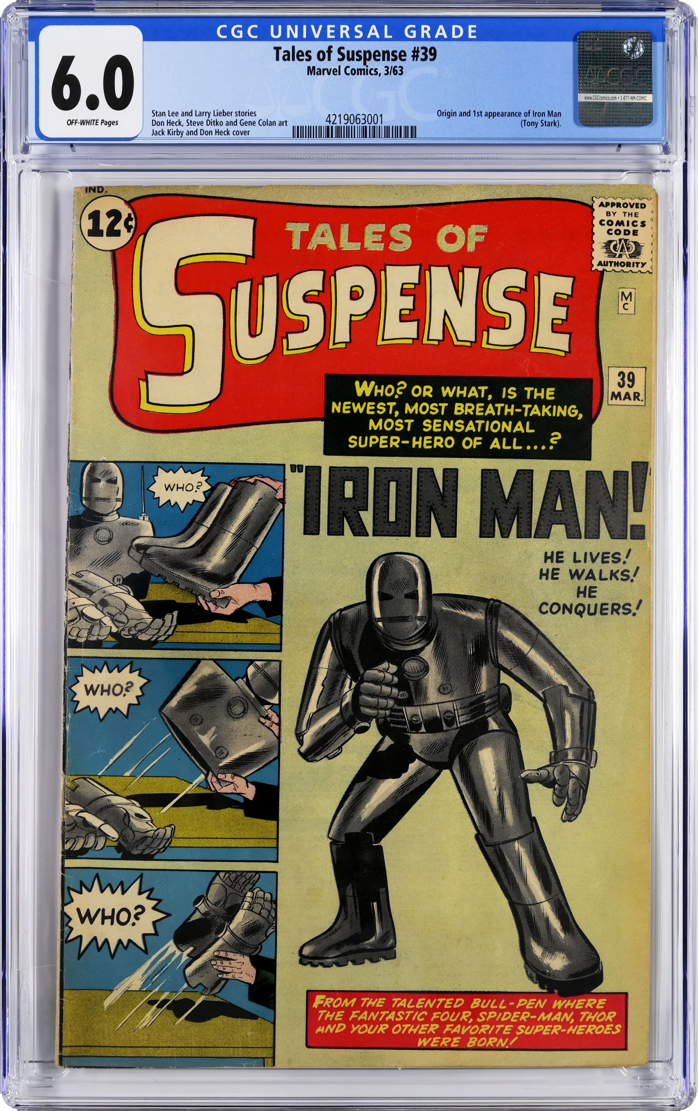Tales of Suspense #39: The First Appearance of Iron Man