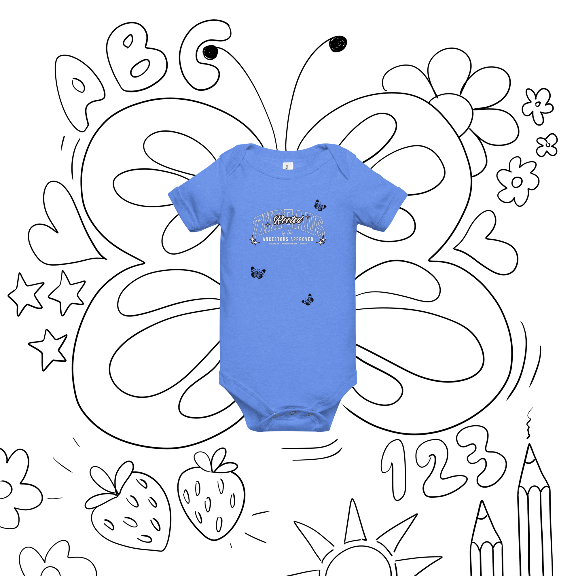 baby-short-sleeve-one-piece-heather-columbia-blue-front-69d07b5e37482.png