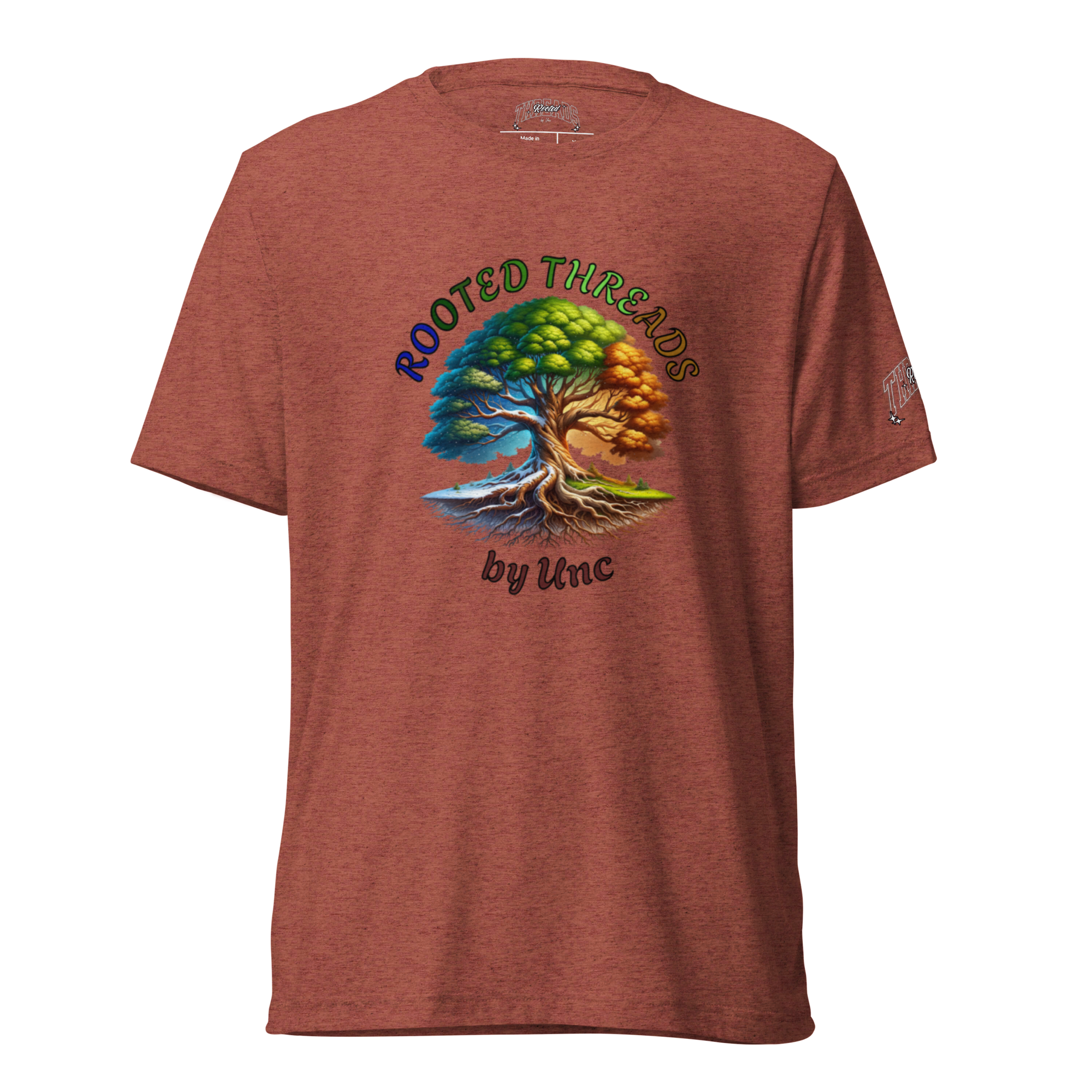 Rooted Threads by Unc - Tri-blend Tee