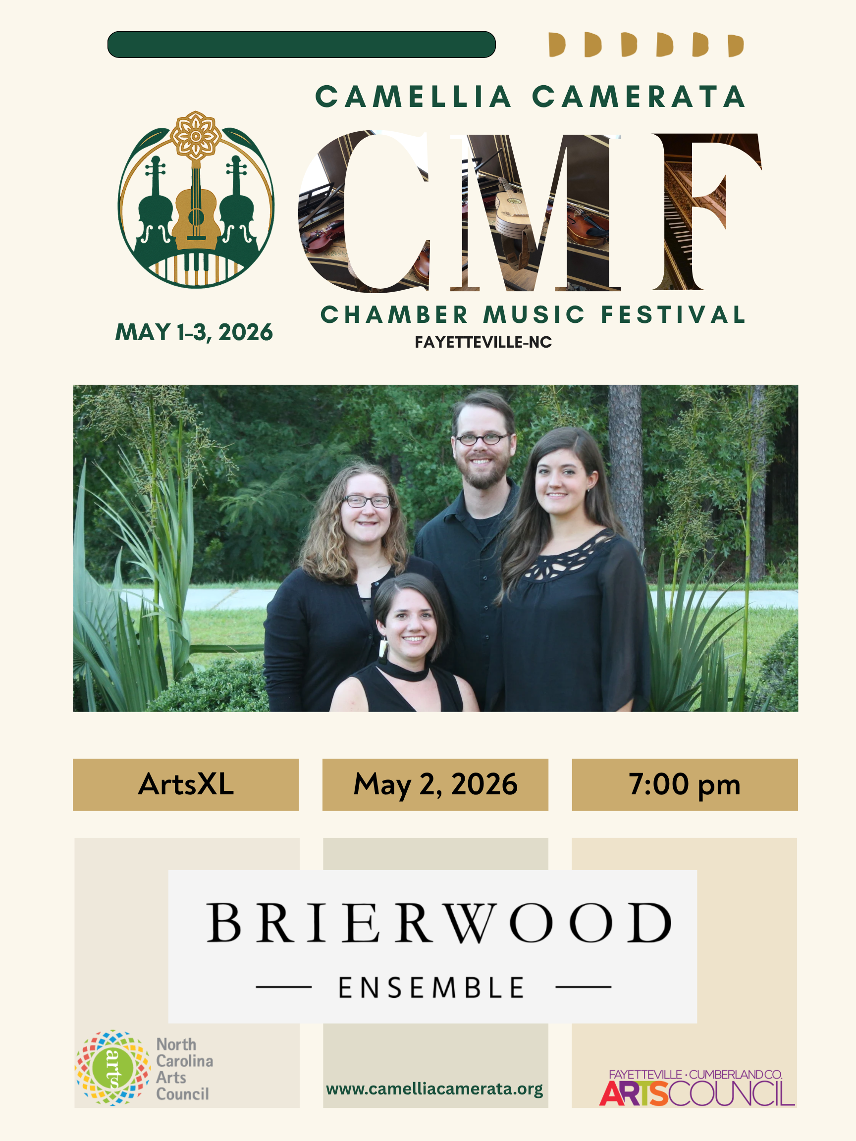 Camellia Camerata Chamber Music Festival-Brierwood Ensemble