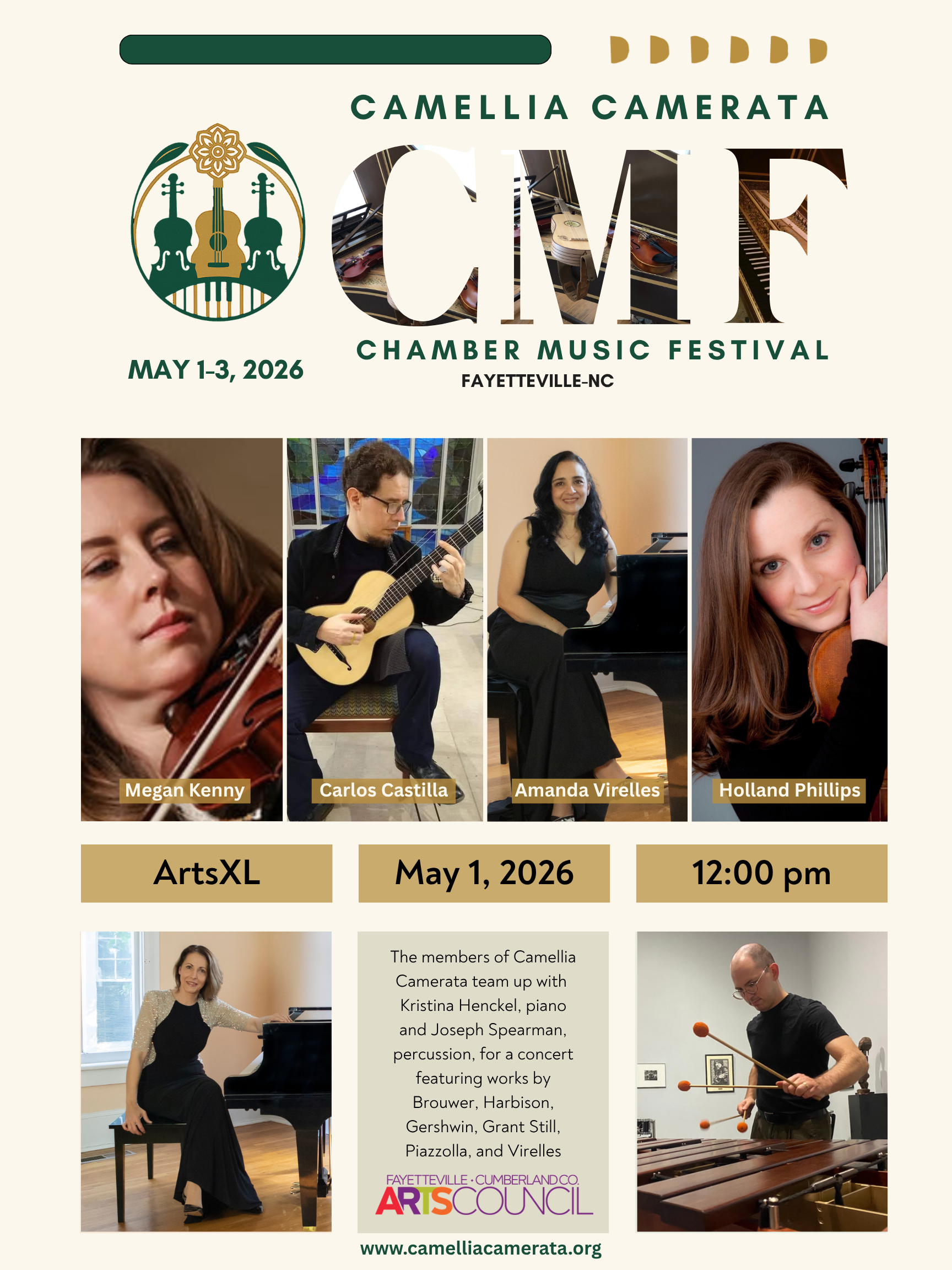 Camellia Camerata Chamber Music Festival Opening Concert
