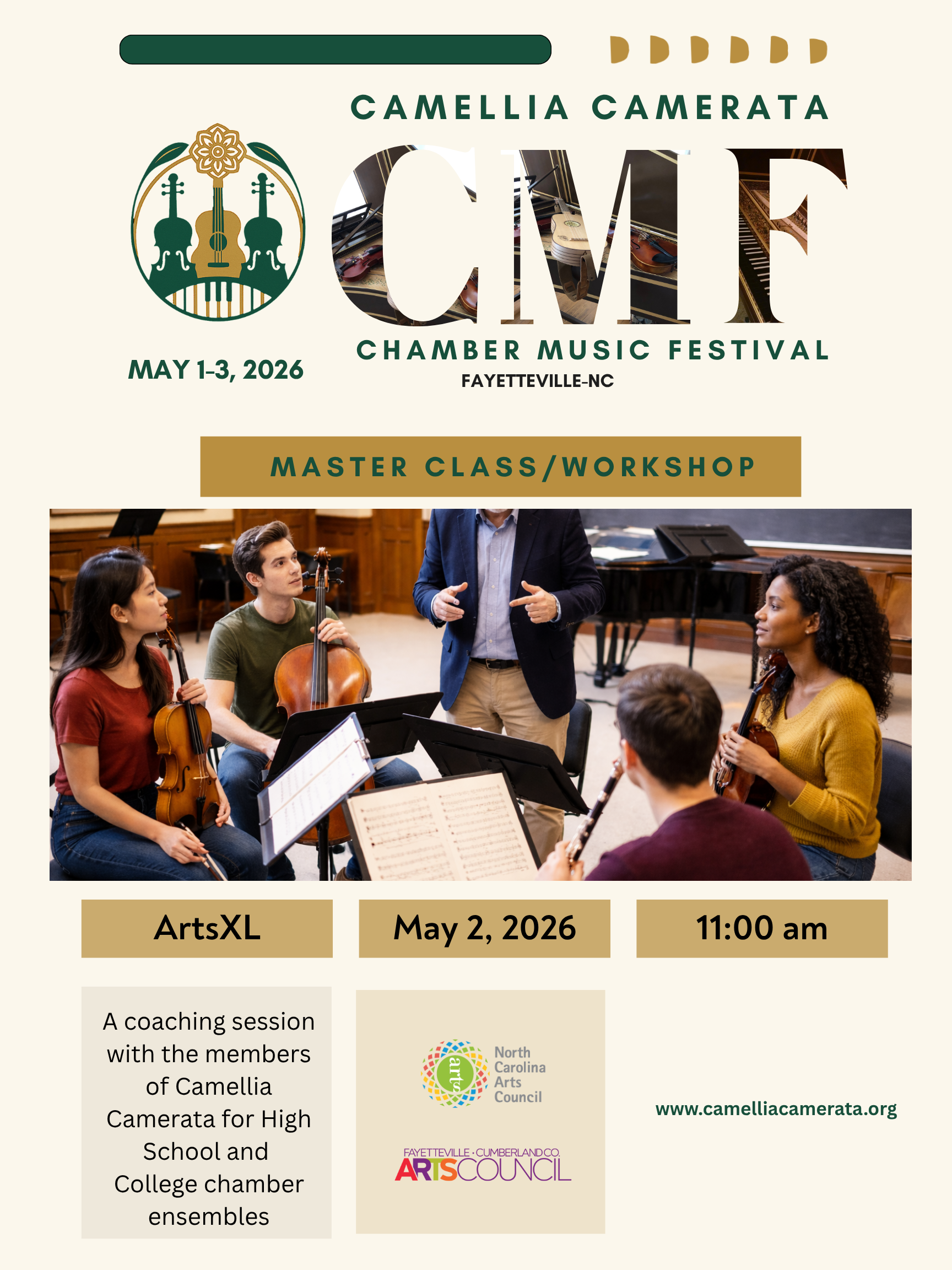 Camellia Camerata Chamber Music Festival-Master Class