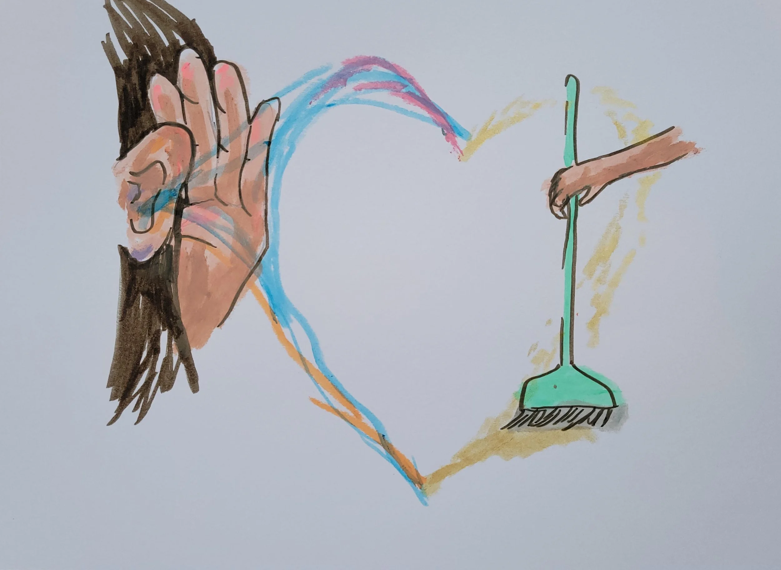 “Beyond Good and Evil” – Mary and Martha - “I don’t think it means what you think it means” Artwork by Maggie Girard (11/09/25)