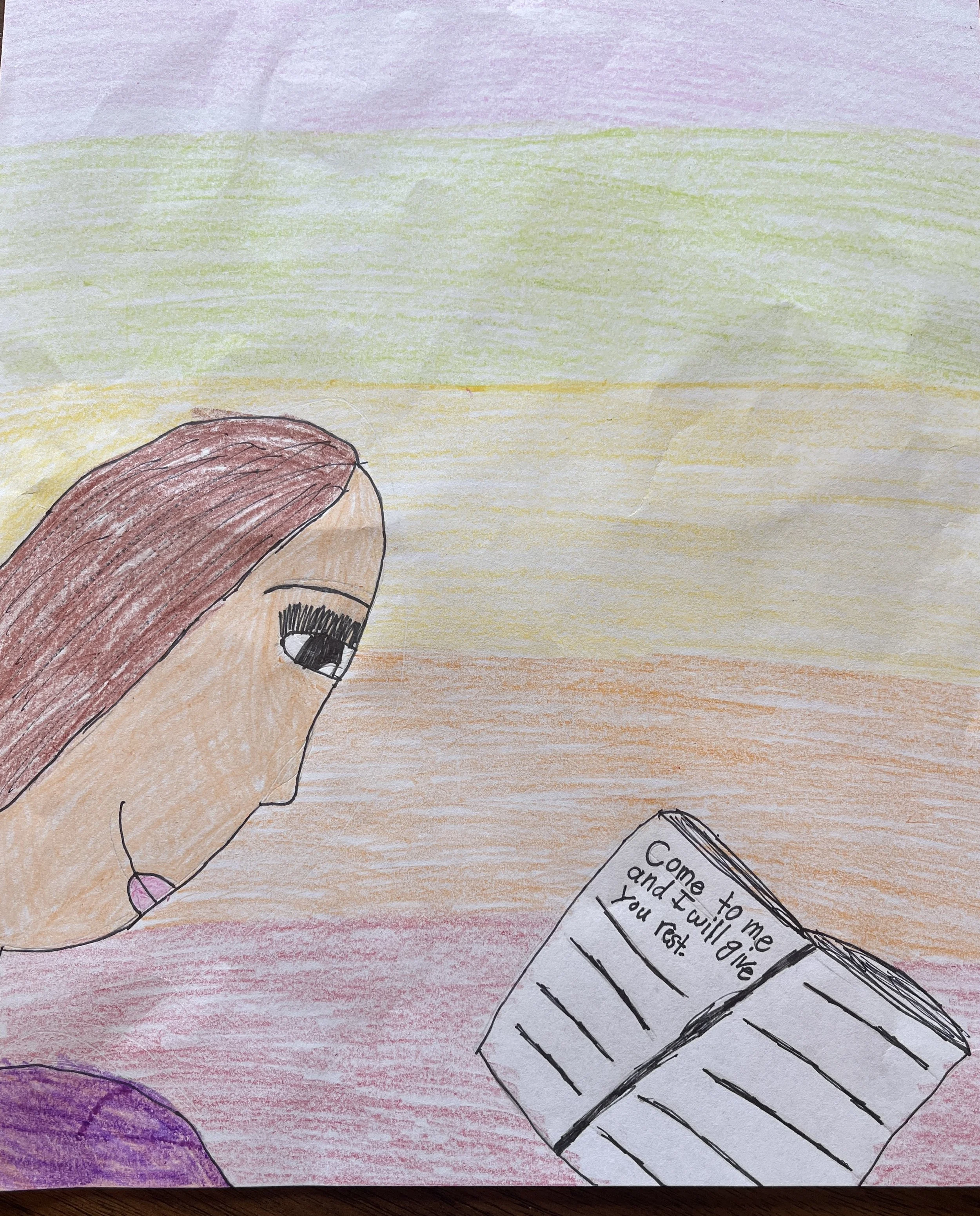 “Be Still and Know: Rest for the Weary” “Finding Rest for Your Soul”  Artwork by Leah Tyler (07/12/26)