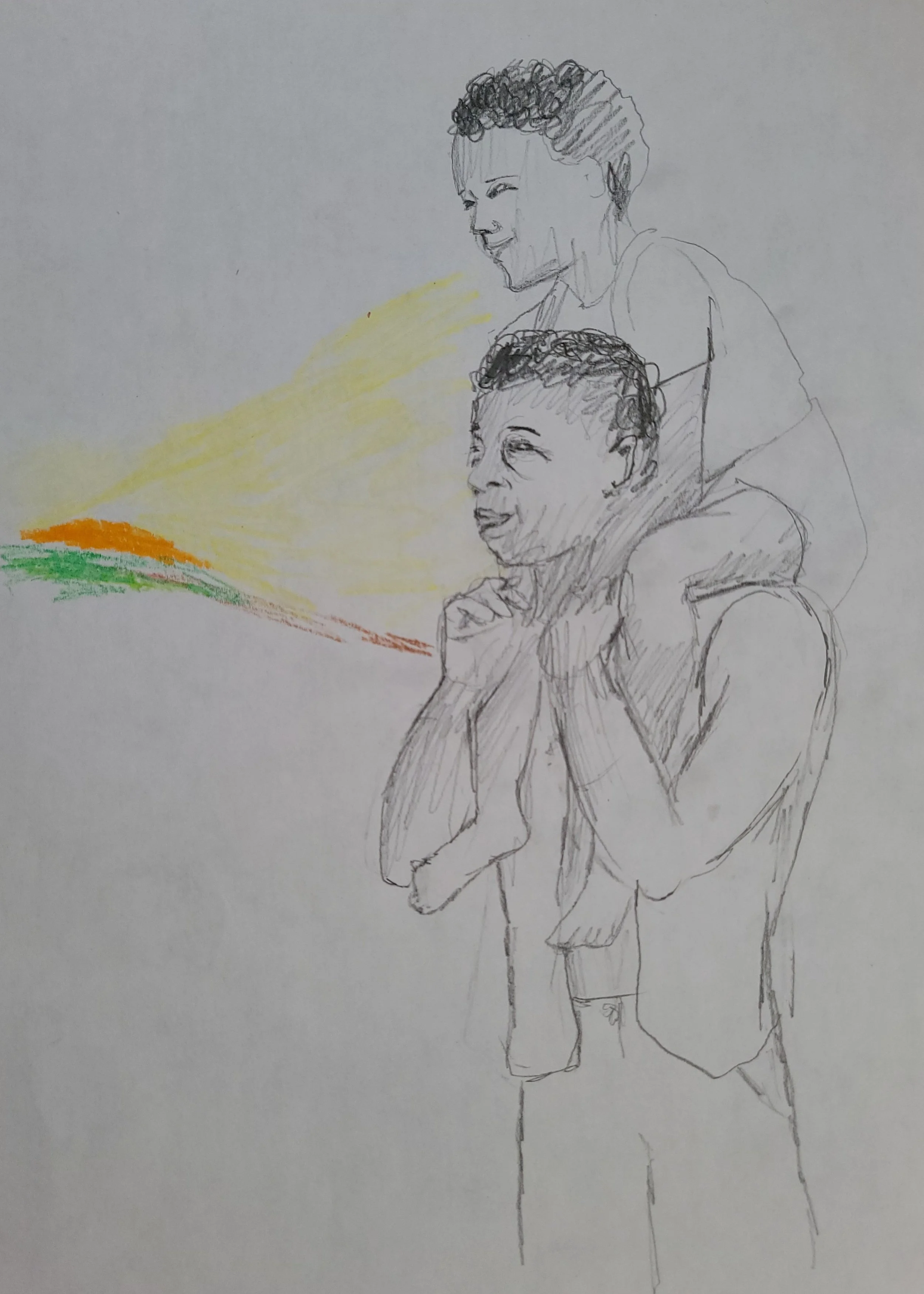 “Through Many Dangers, Toils, and Snares: Stories of Resilience”  "What men intended for evil, God intended for good."  Artwork by Maggie Girard (04/19/26)