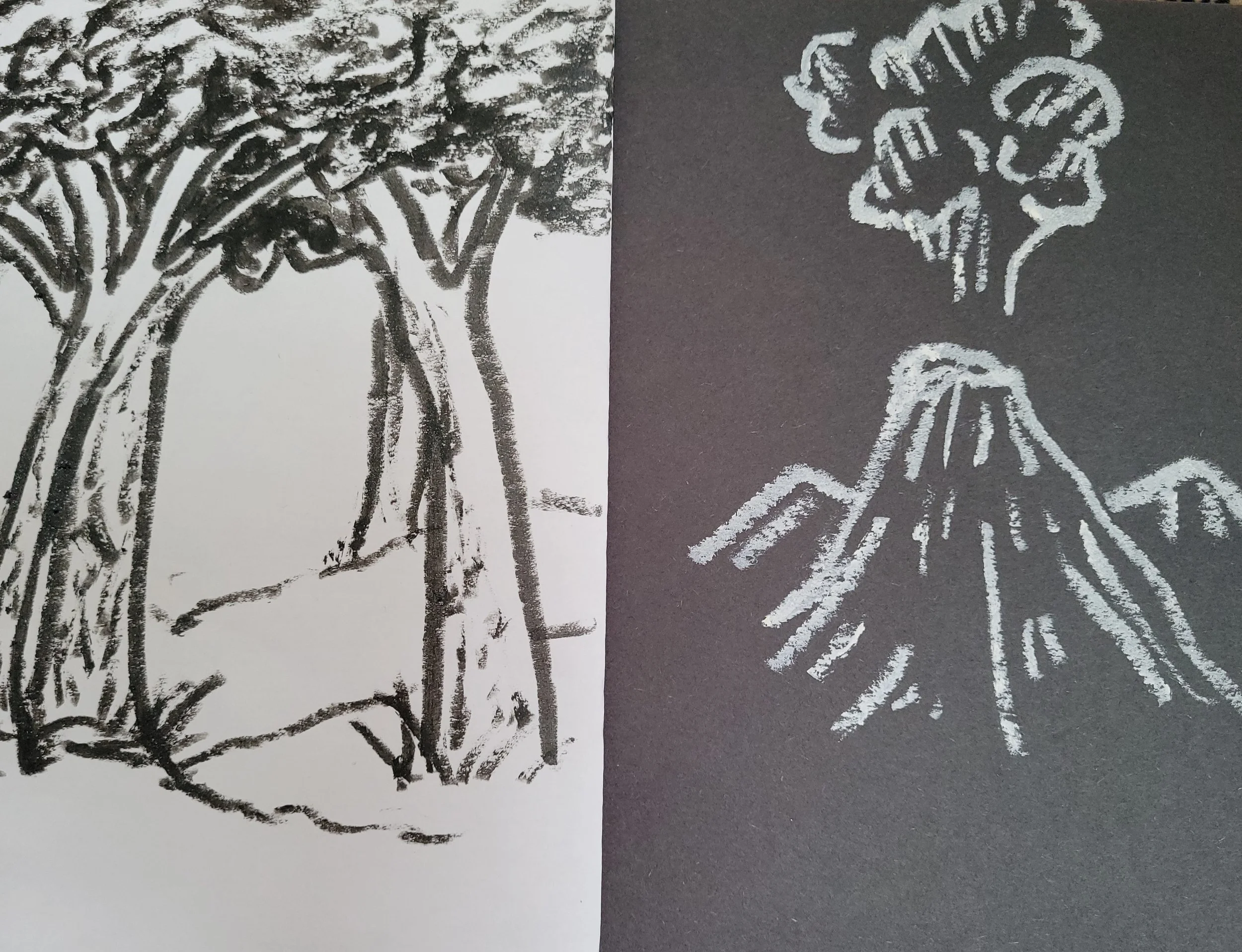 "Dwelling in Dissonance – 
Destroying and Preserving"  “Greetings from Rev. Dr. Shannon Dycus & EMU Chamber Singers” Artwork by Maggie Girard (03/01/26)