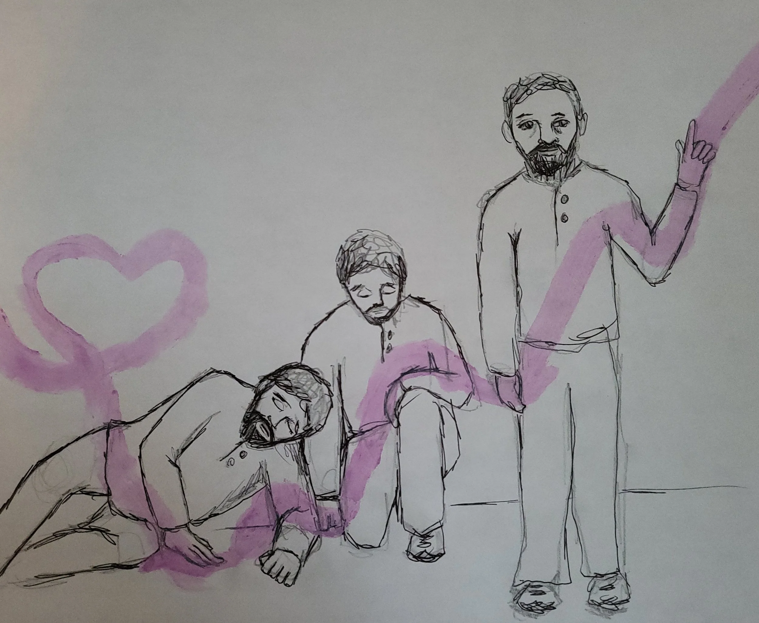 “Beyond Good and Evil” - Paul - My grace is sufficient for you. Artwork by Maggie Girard (11/23/25)
