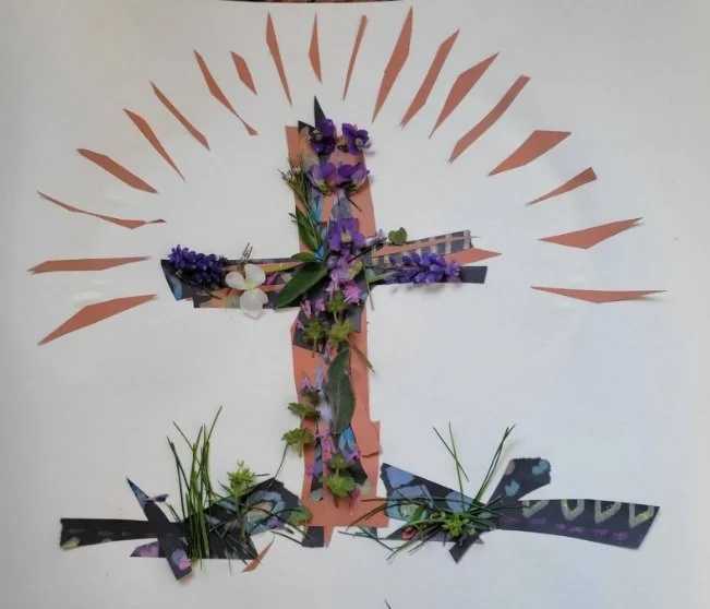 Easter Sunday - Surprised by Paradise  
Artwork by Maggie & Cecily Girard (4/20/25)
