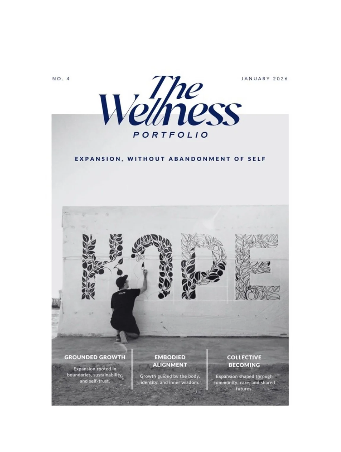 Excited to share that the&nbsp;2026 issue of&nbsp;The Wellness Portfolio Magazine&nbsp;will be&nbsp;live soon! 

This year, we explore the theme of&nbsp;Expansion&mdash;not as a call to do more, but as an invitation to grow with intention. Through&nb