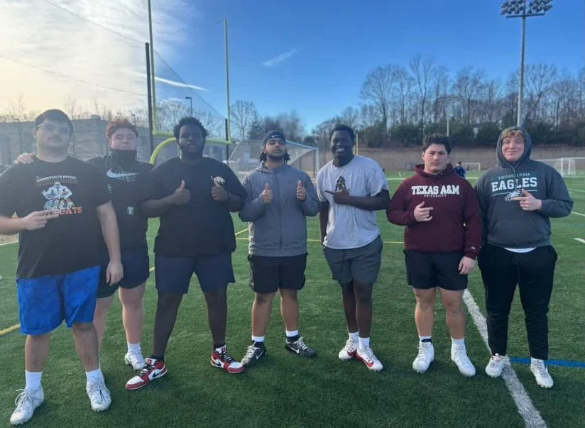 Thank you God for this past winter break period. I&rsquo;m now back at school (CNU).
15 Total Trainees spanning from College to Youth Level offensive lineman. Real development and a lot to look forward to for the summer. If you are interested in gett