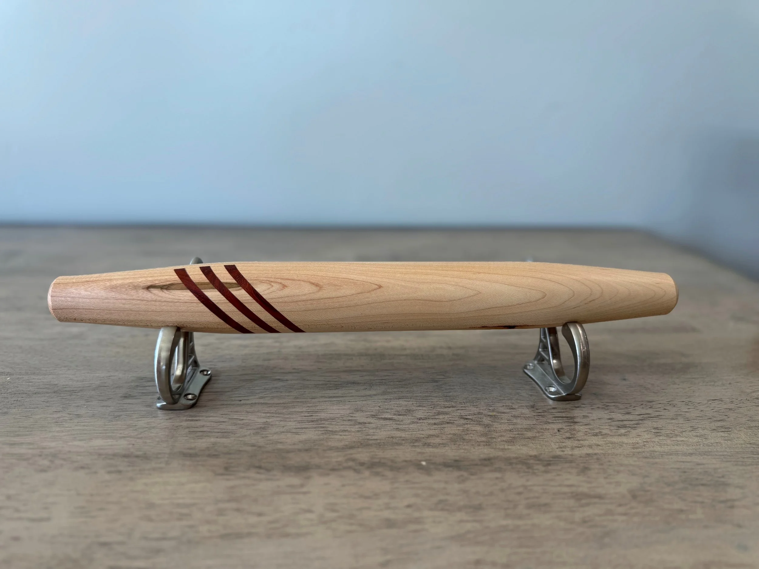 Maple Rolling Pin 16 inch French Maple rolling pin — NKMWoodWorks