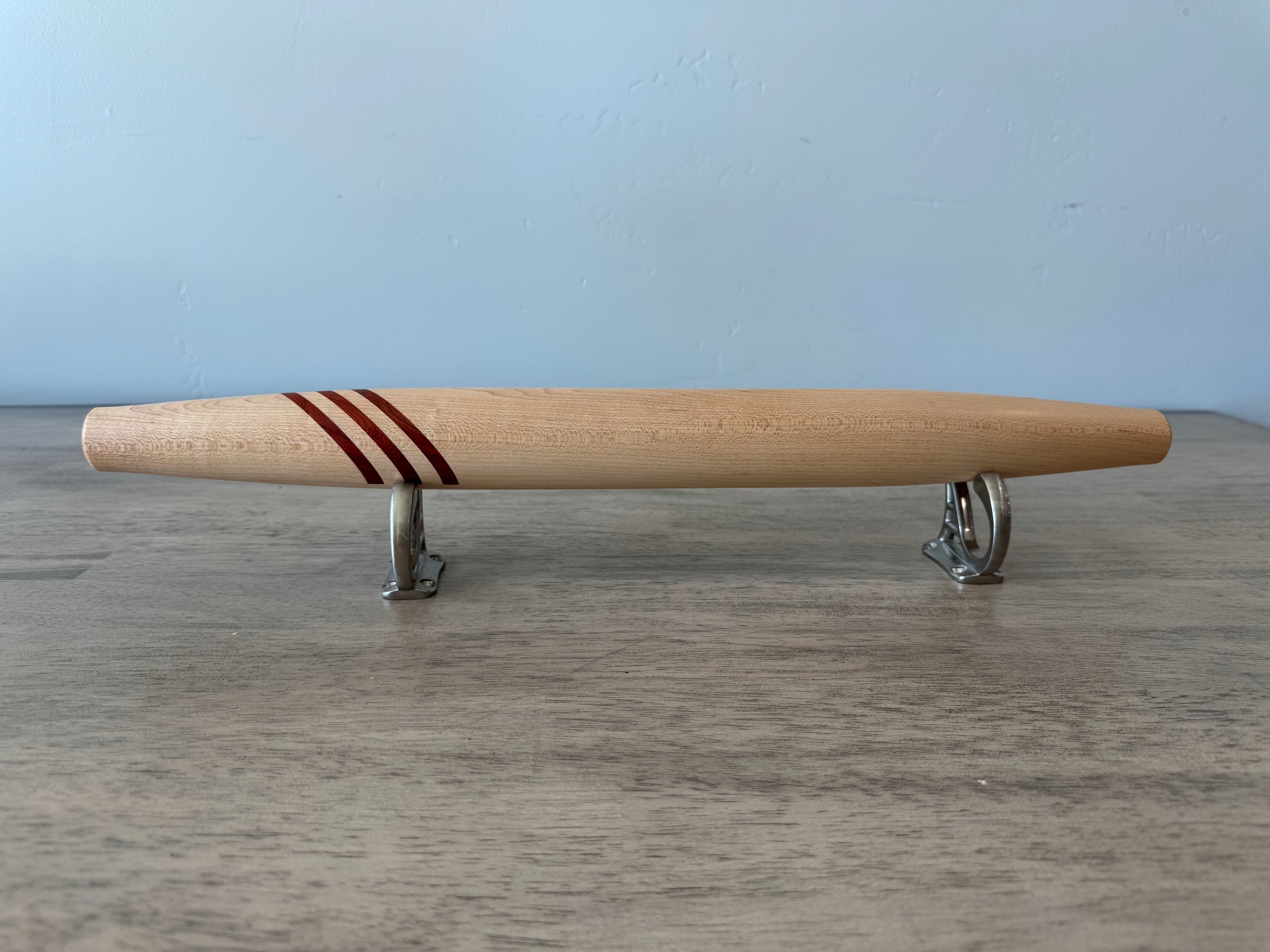 Padauk Wood French Rolling Pin — NKMWoodWorks