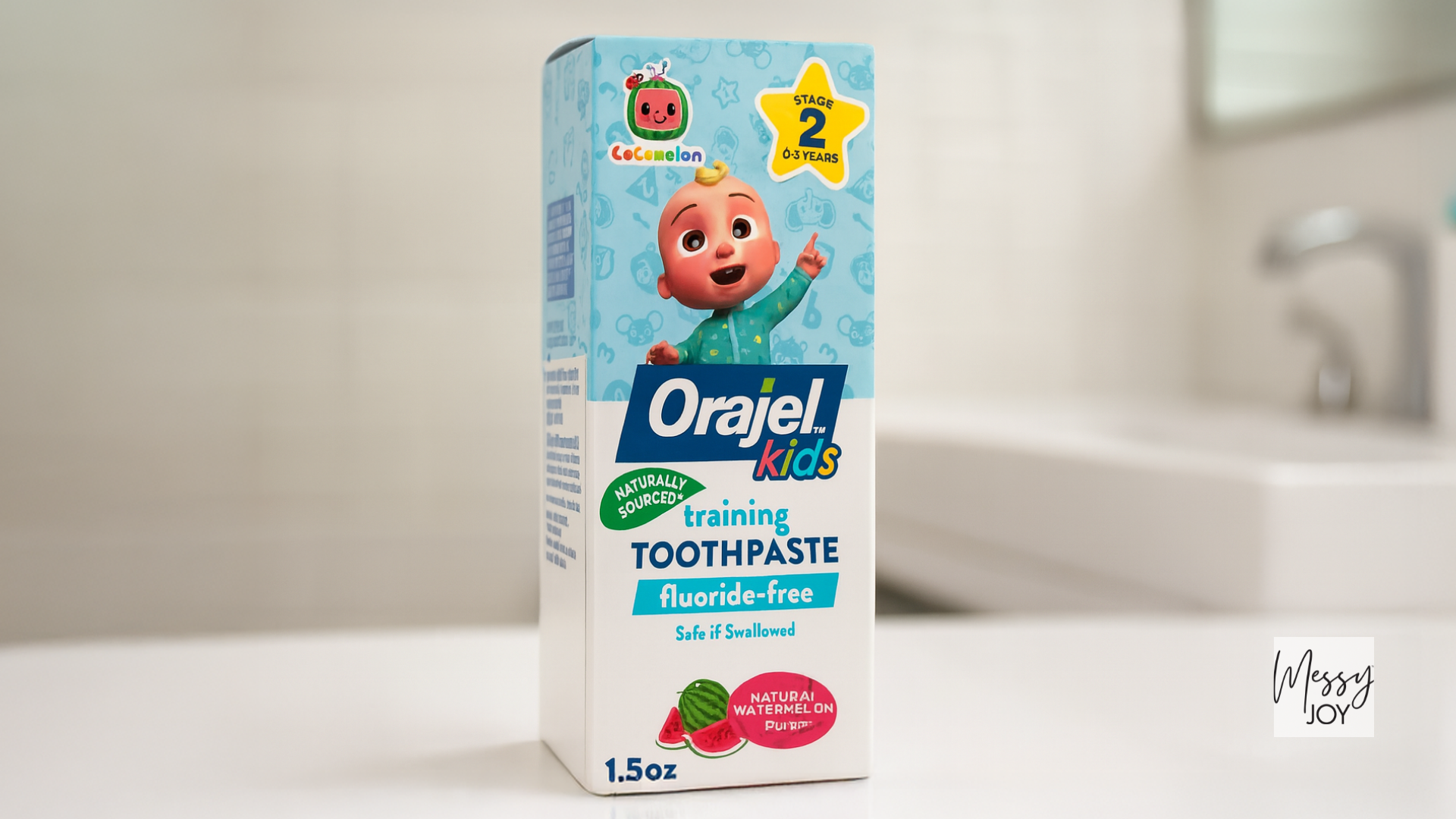 Orajel Kids CoComelon Fluoride Free Training Toothpaste Review