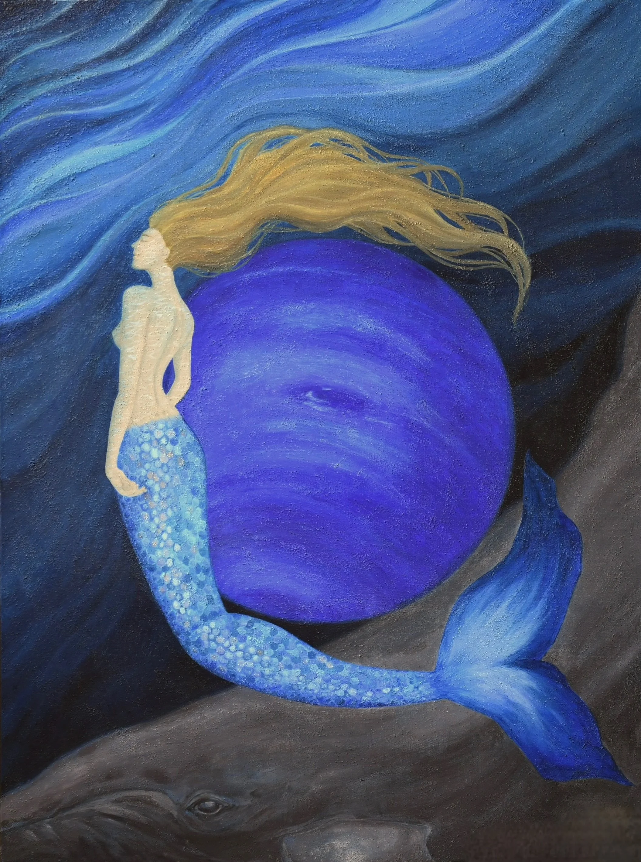 "The Vision" Acrylic on Canvas 24×36 inches 2017