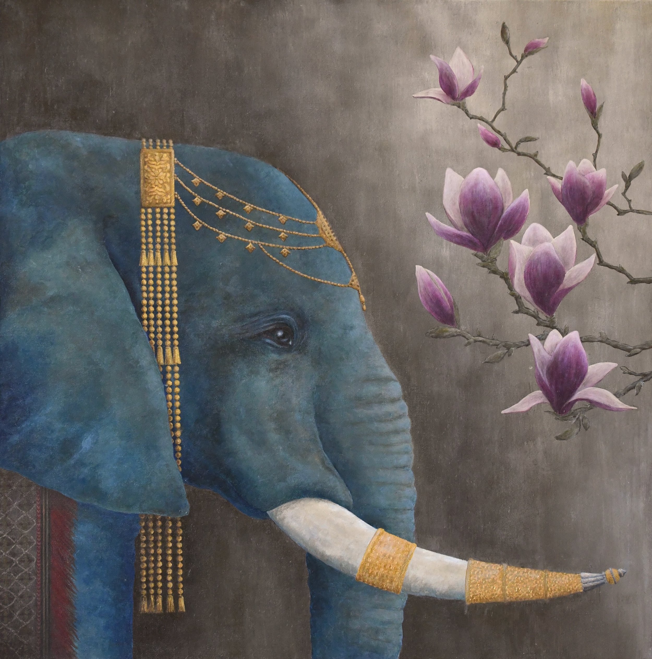 

"Dignity" Acrylic on Canvas 36×36 inches 2020