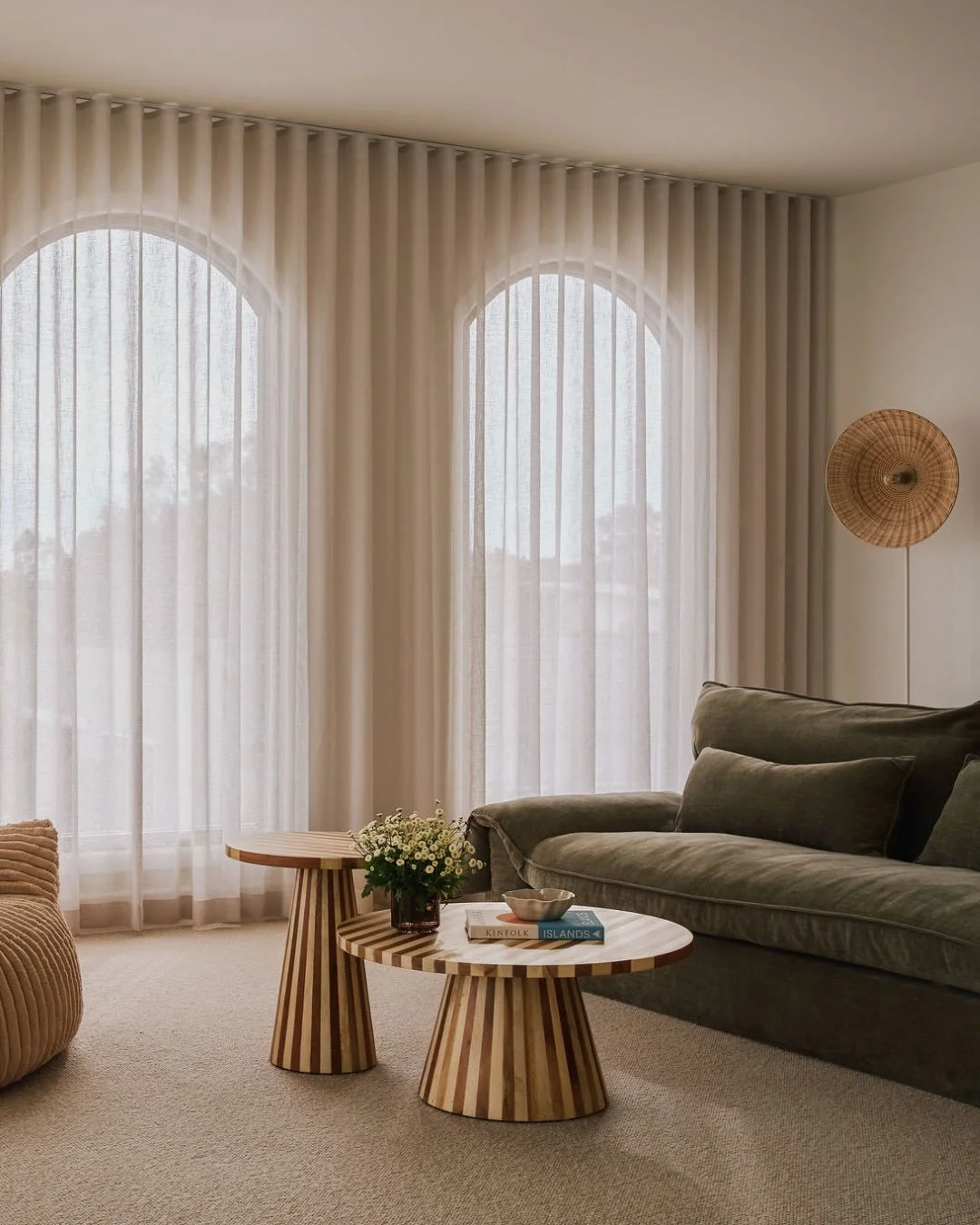 A retreat within a retreat 🤎

Project Willow&rsquo;s children&rsquo;s retreat &ndash; a space entirely their own tucked close to the children&rsquo;s bedrooms, designed for unwinding, playing and easy family connection.

Three arched windows flood t