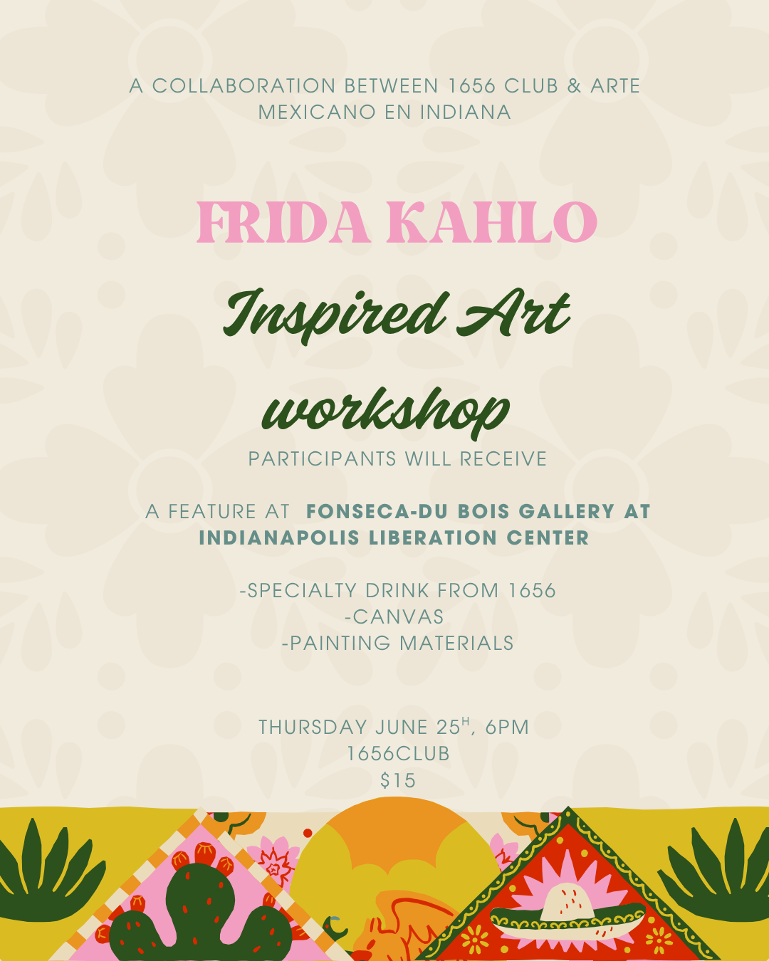 Frida Kahlo Inspired art workshop