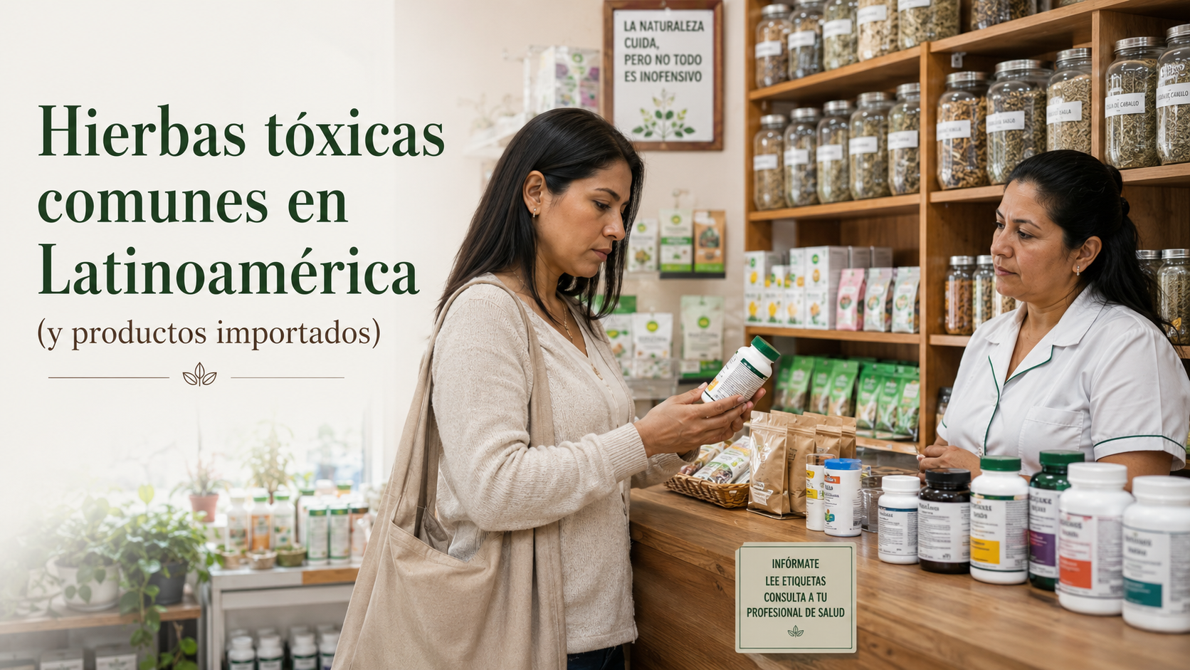 Hierbas tóxicas comunes en Latinoamérica (y productos importados)