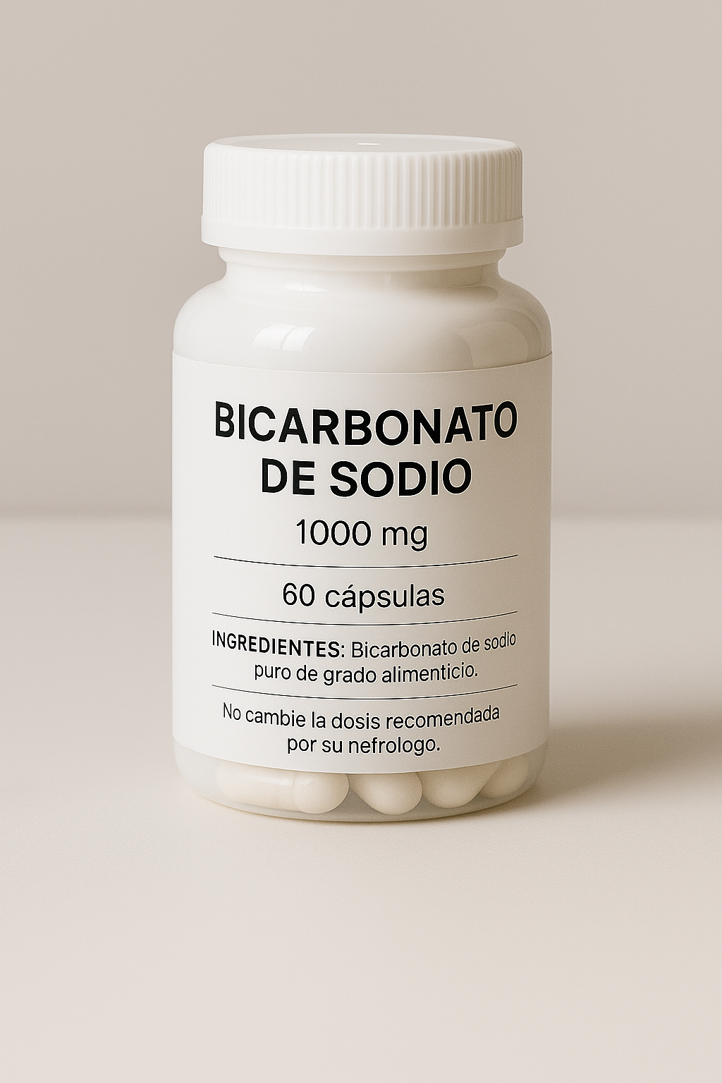 Bicarbonato de sodio en enfermedad renal: información técnica para pacientes