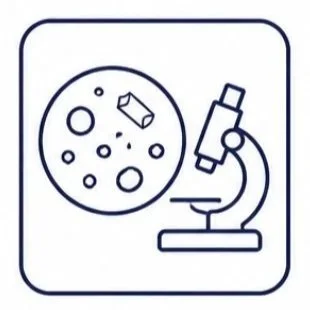 Microscopio con contraste de fases para observar la orina después de centrifugarla