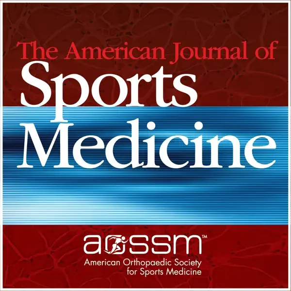 Cover of The American Journal of Sports Medicine with the title and logo of the American Orthopedic Society for Sports Medicine.