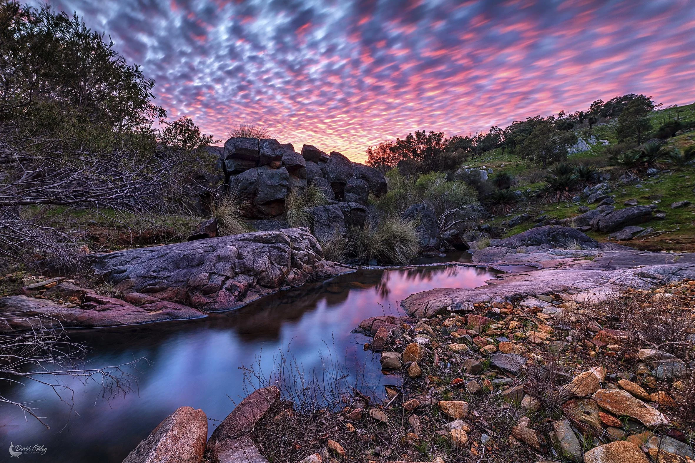 Brigadoon, Perth hills sunset. (PH03)