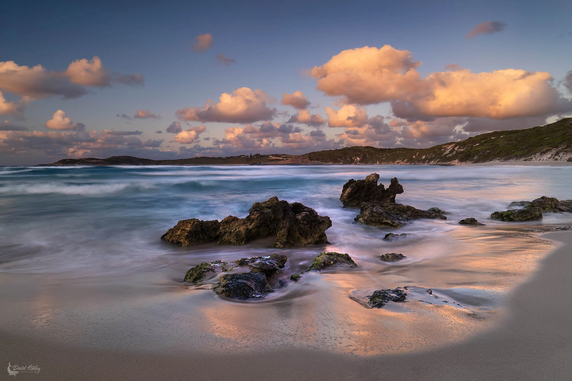 Moody sunset over West Beach, Esperance. (WB03)