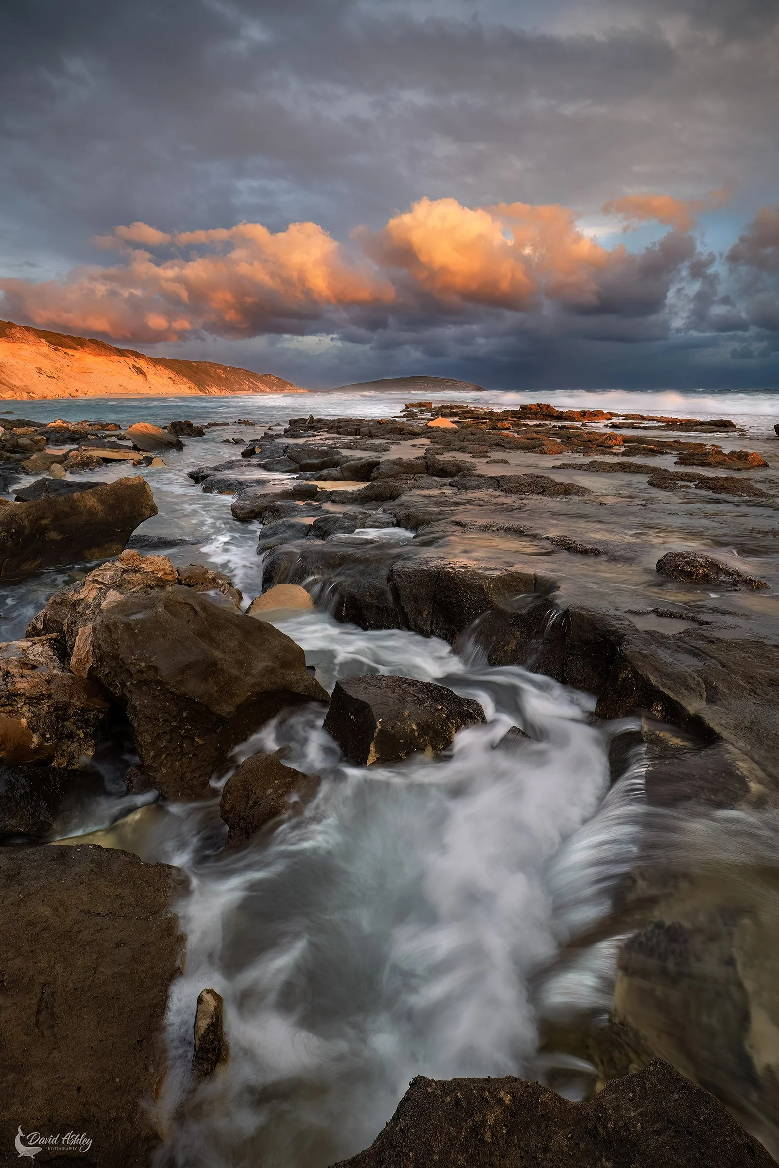 Last light at Nine Mile Beach. (9MB03)