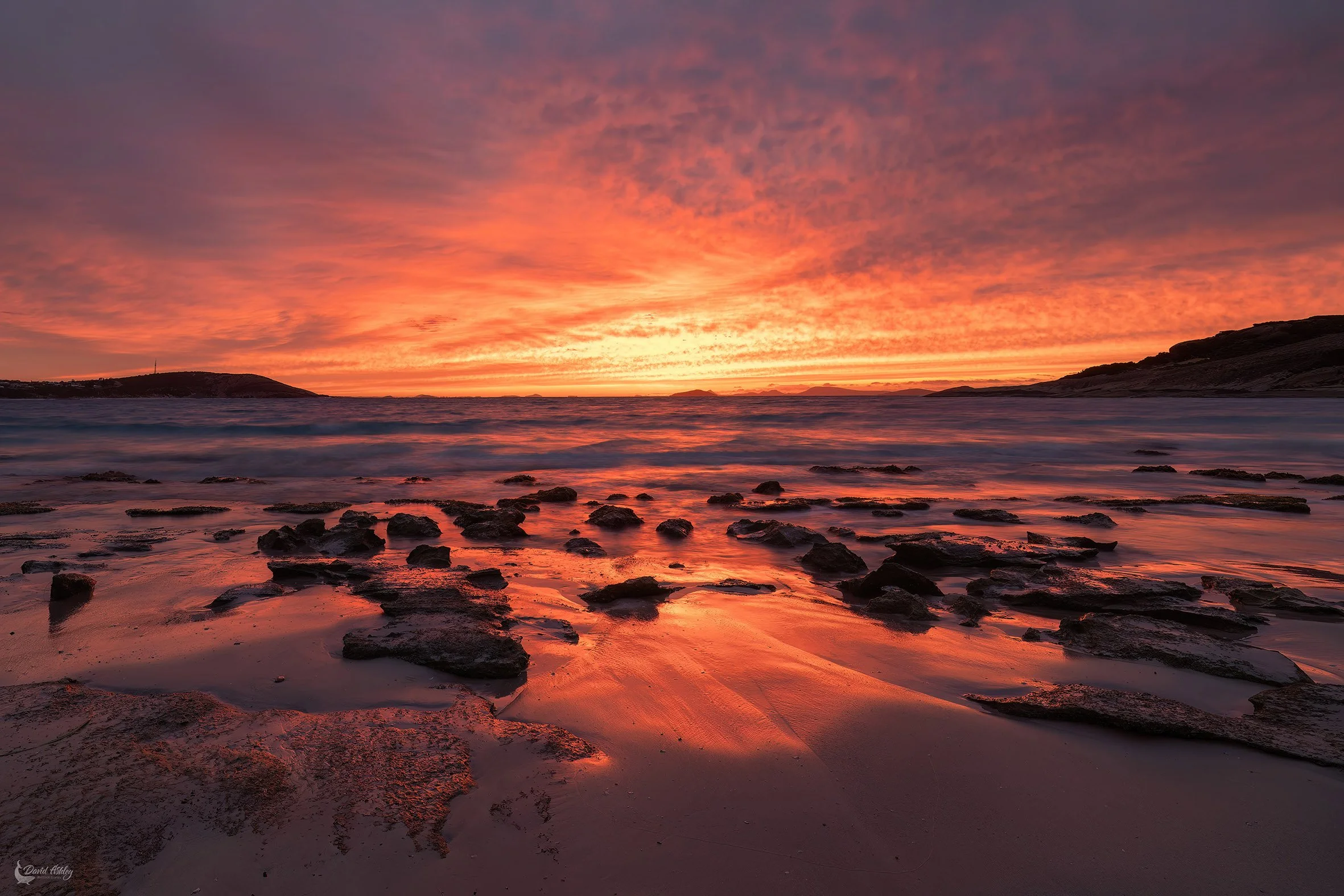 Blue Haven.....not so blue this particular morning as the sky erupts in colour! (BH05)