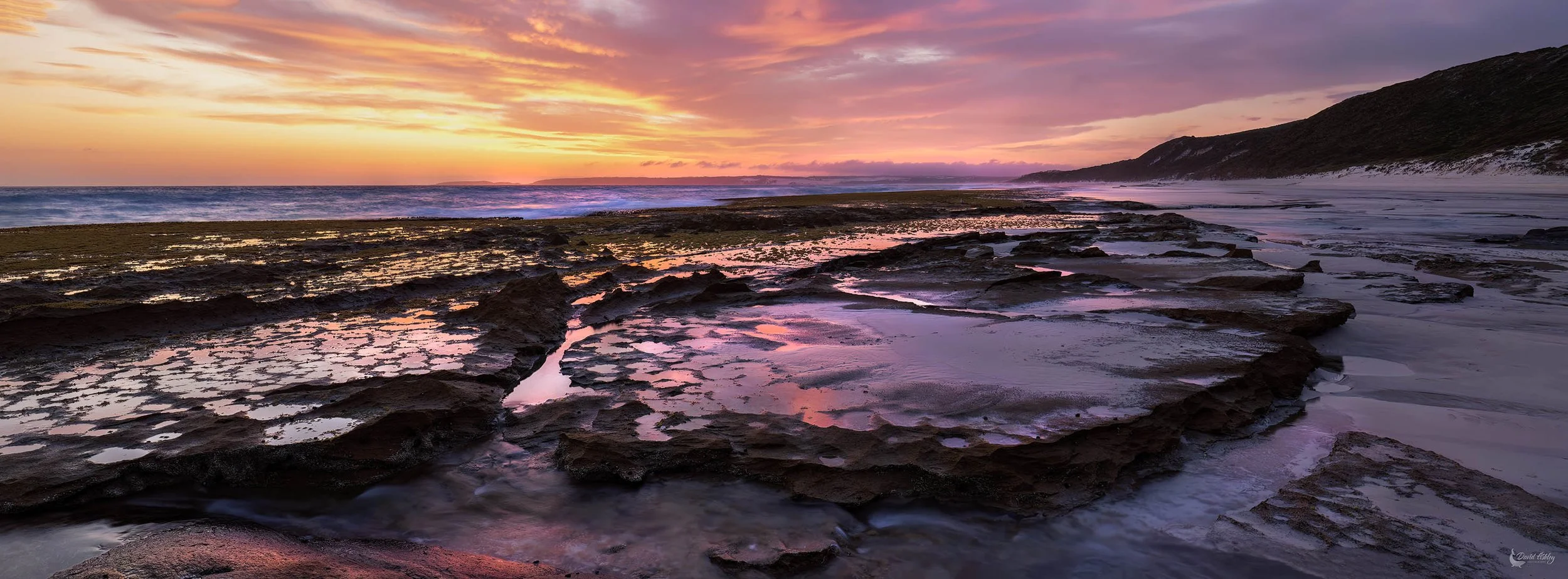 Sunset at 11 Mile Beach, Esperance WA. (11MB03)