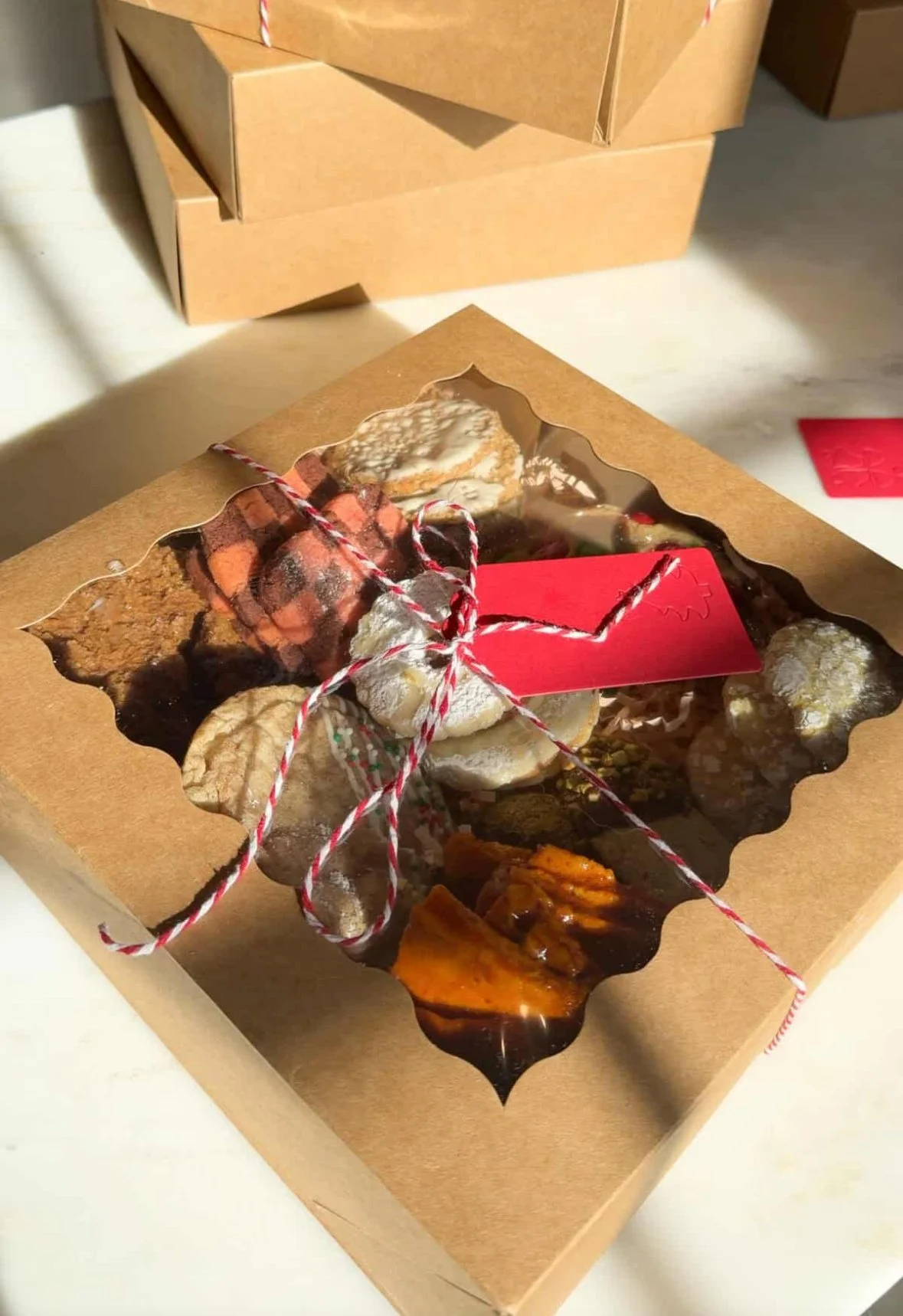 Christmas cookie box Full size