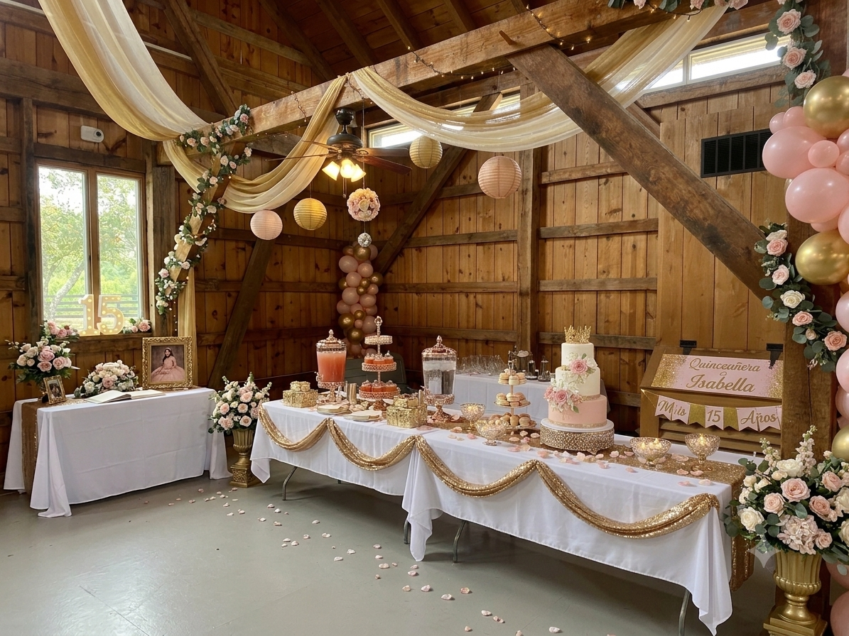 Turning 15 in Style: Celebrating a Dream Quinceañera at Wild Goose Farm