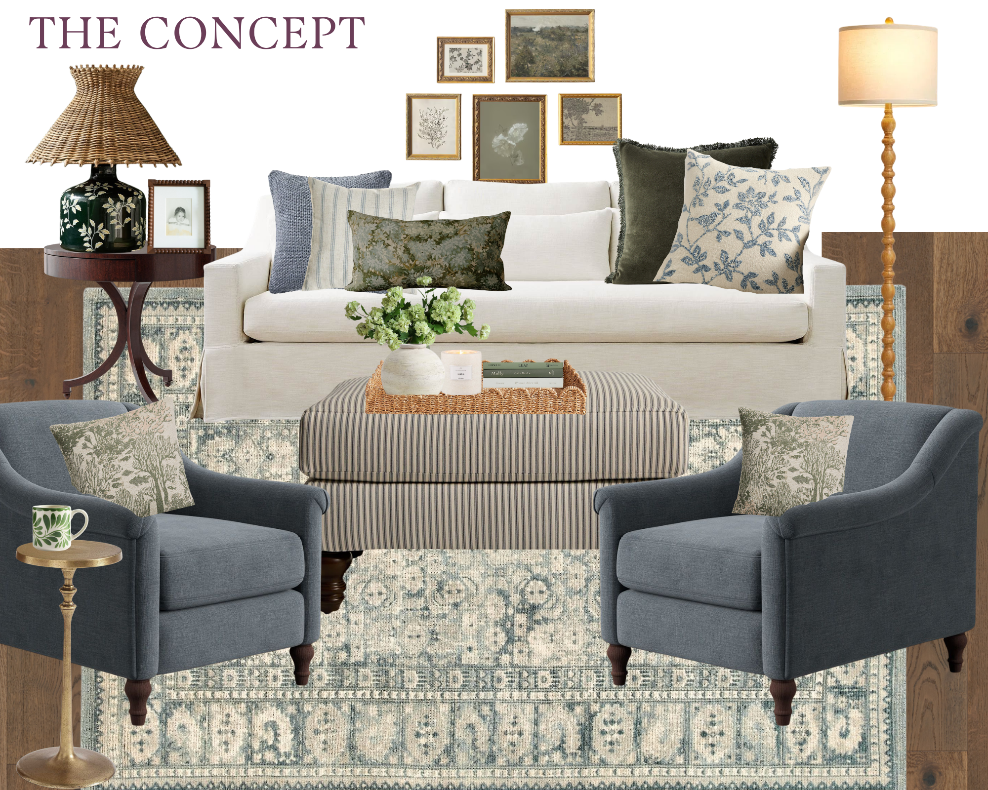 A Soft Heritage Living Room