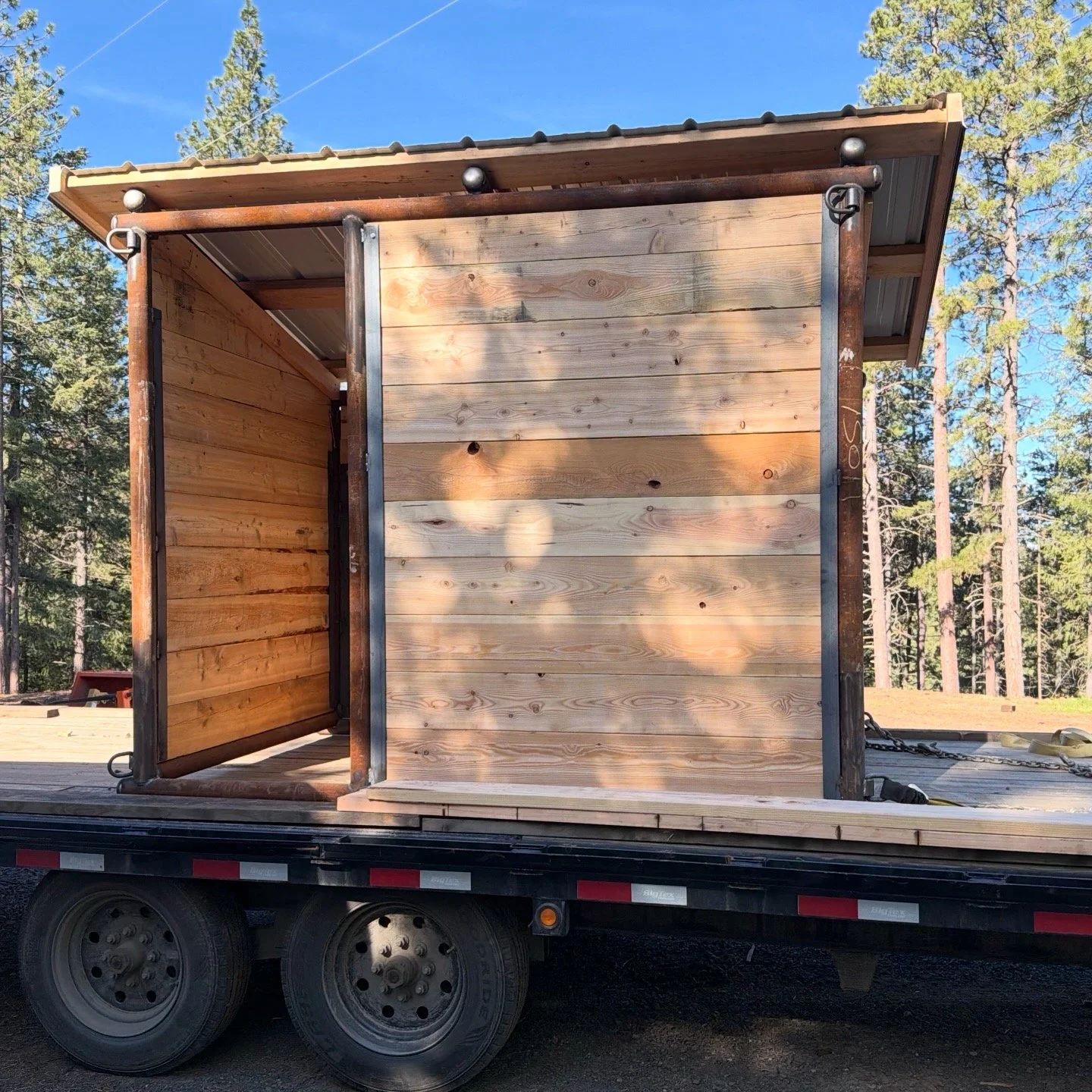 Custom Goat Shelter with Bunk